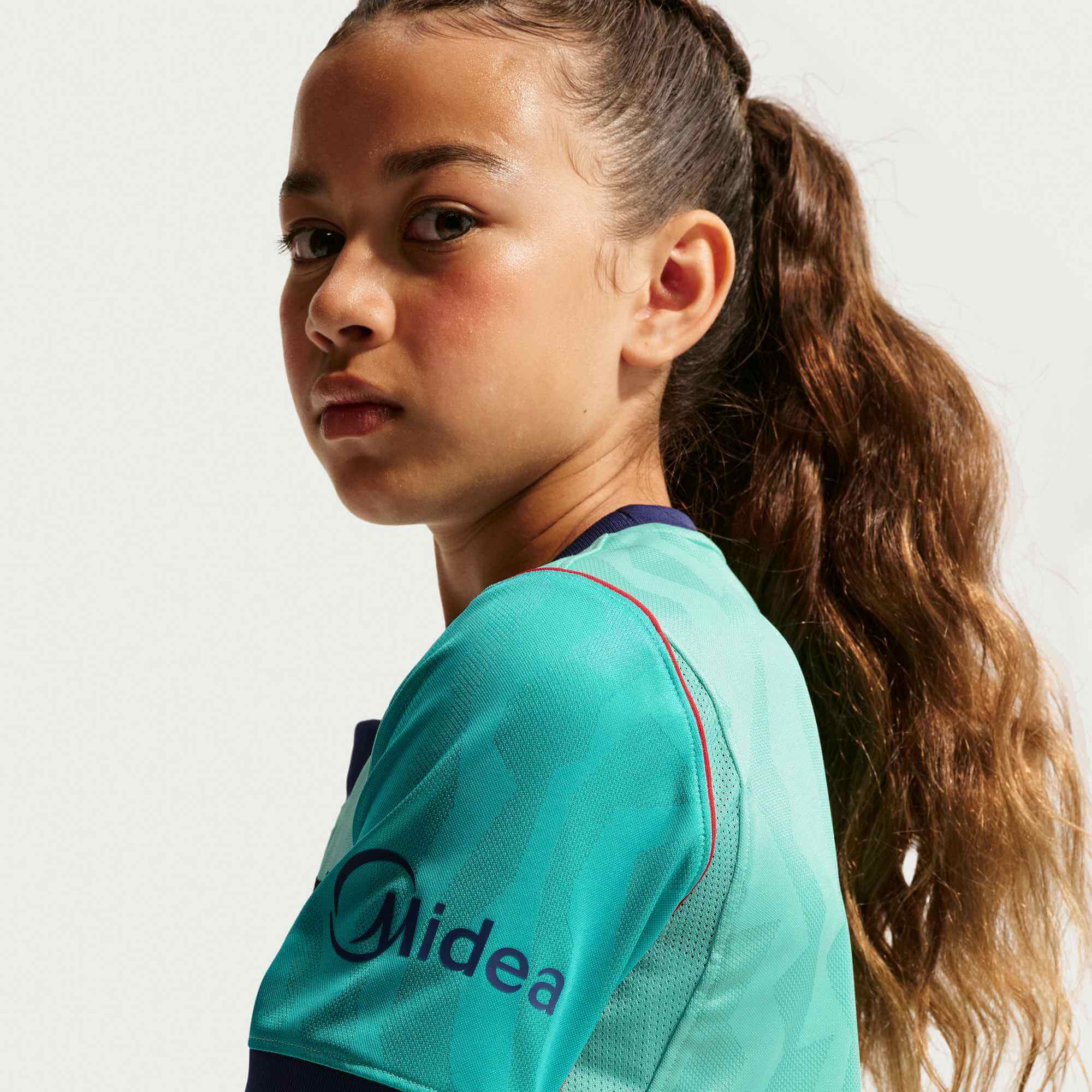Nike 2026-27 Barcelona Youth Stadium Third Soccer Jersey (Detail 1)
