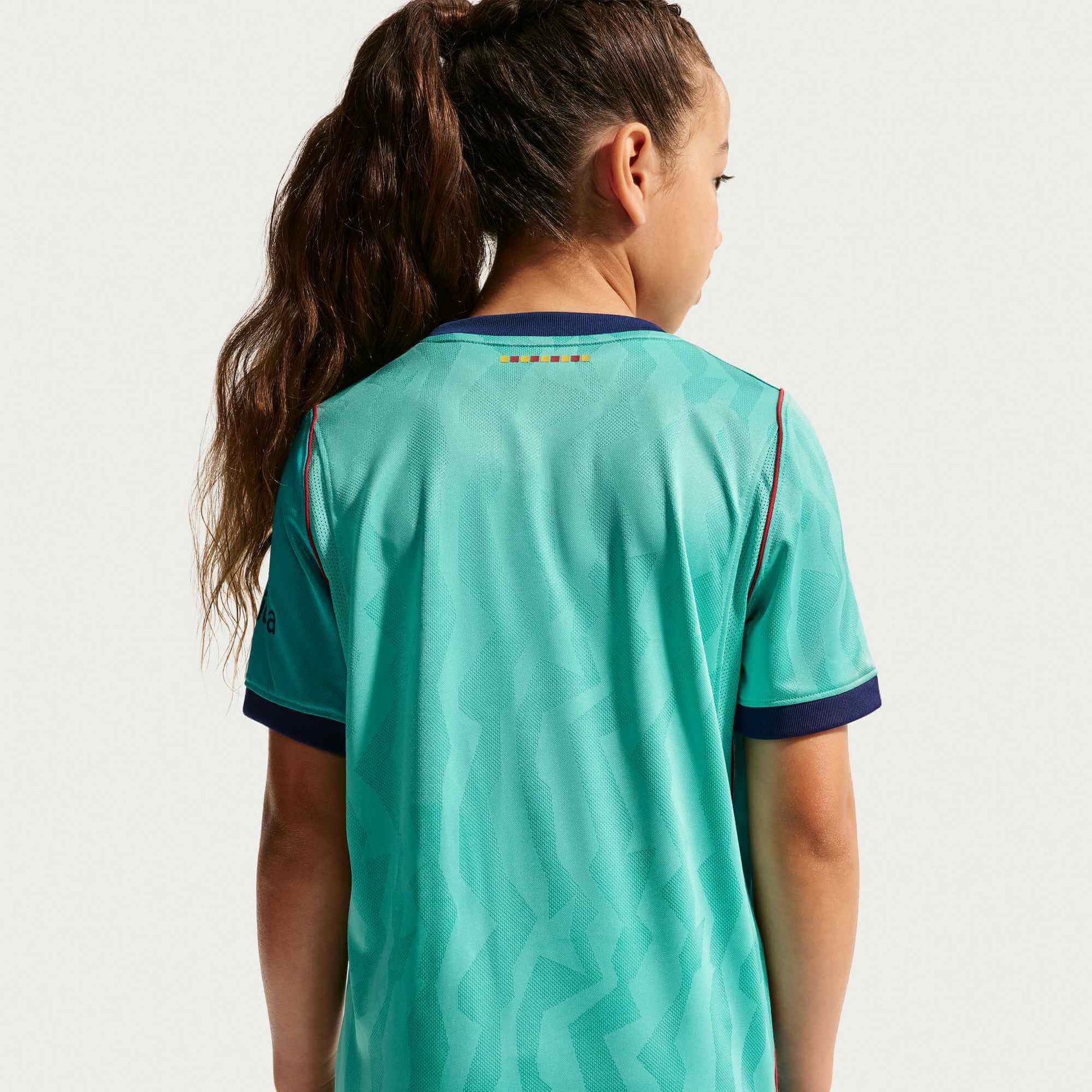 Nike 2026-27 Barcelona Youth Stadium Third Soccer Jersey (Model 1 - Back)