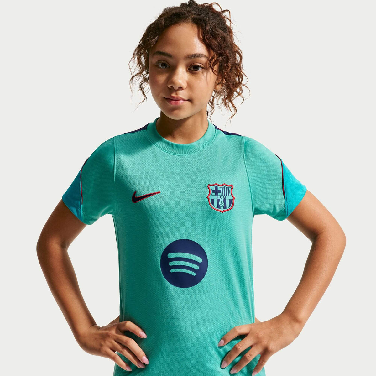 Nike 2026-27 Barcelona Youth Third Dri-Fit Strike Top (Front)
