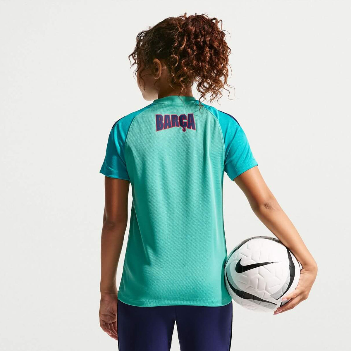 Nike 2026-27 Barcelona Youth Third Dri-Fit Strike Top (Model - Back)