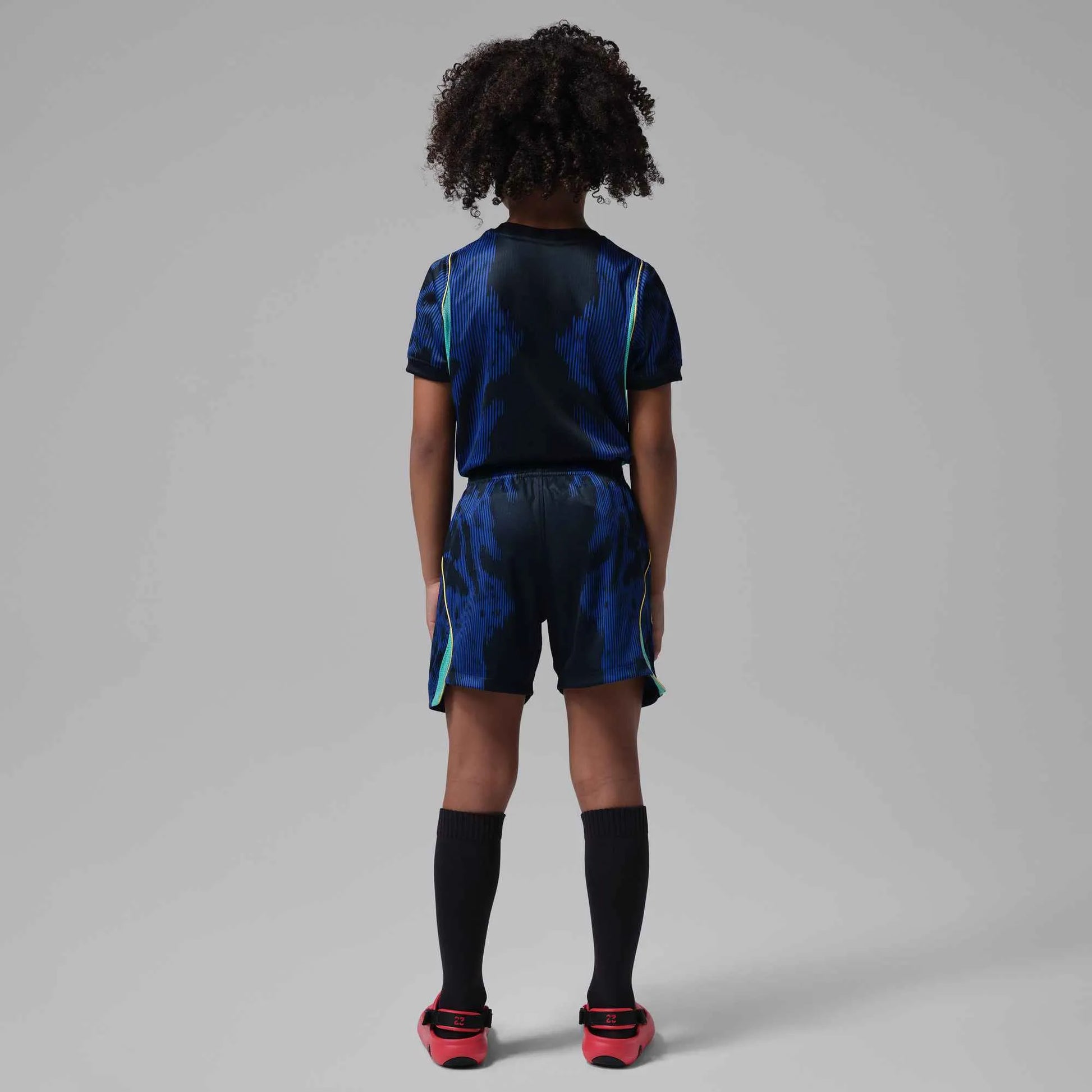 Nike 2026-27 Brazil Little Kids' Stadium Away Kit (Model - Back)