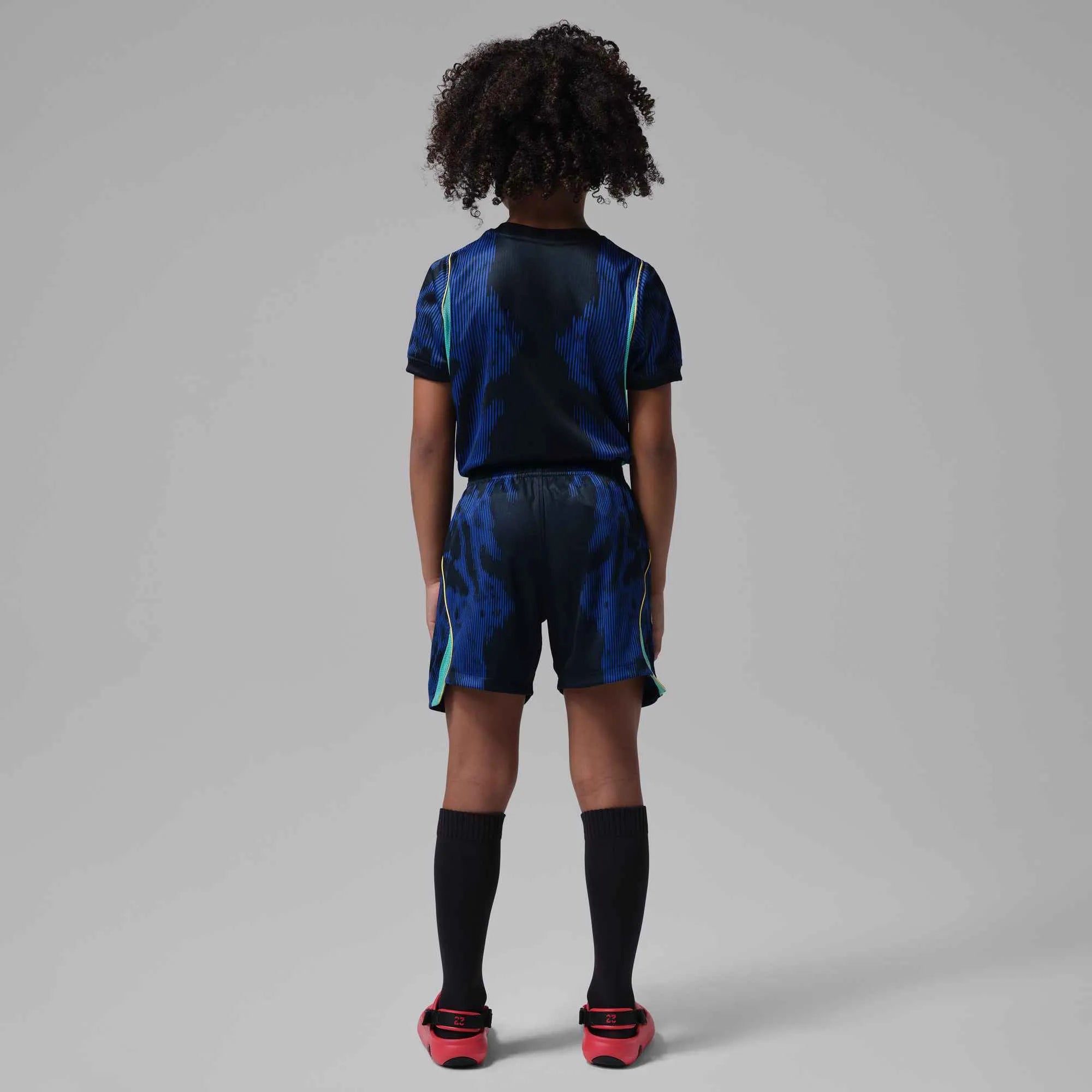 Nike 2026-27 Brazil Little Kids' Stadium Away Kit (Model - Back)