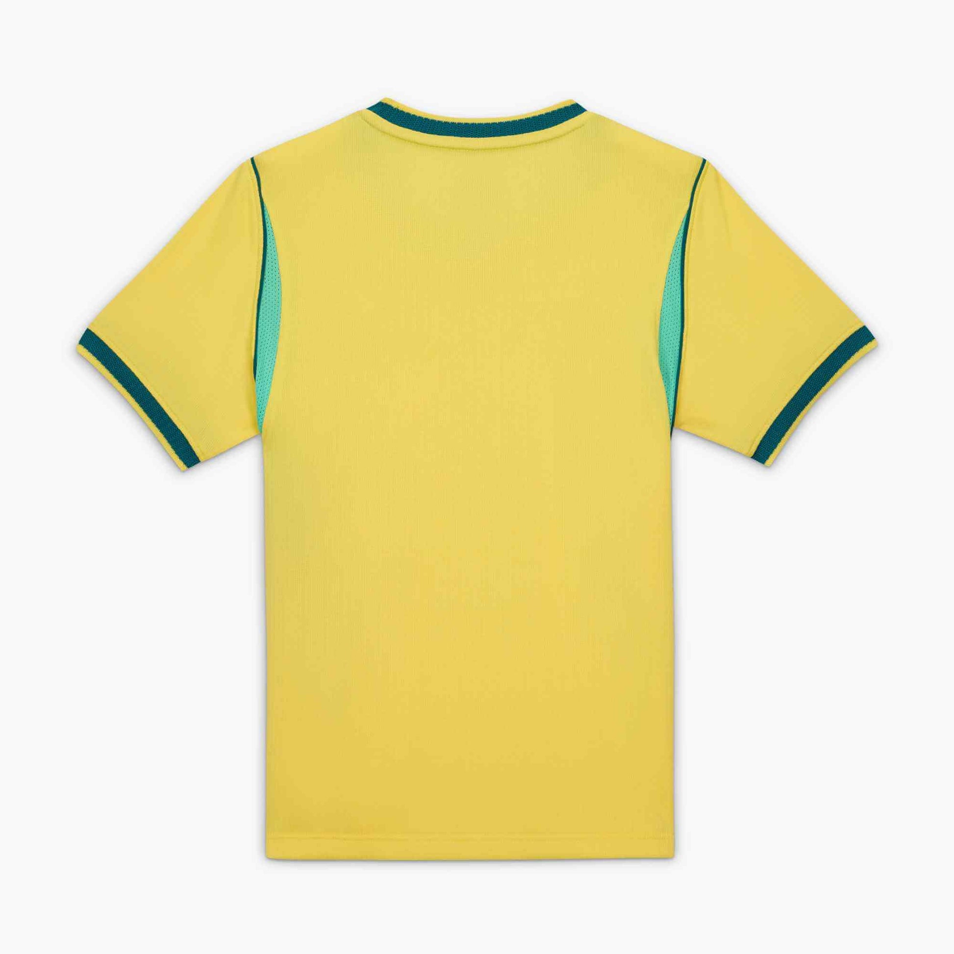 Nike 2026-27 Brazil Little Kids' Stadium Home Soccer Jersey (Back)