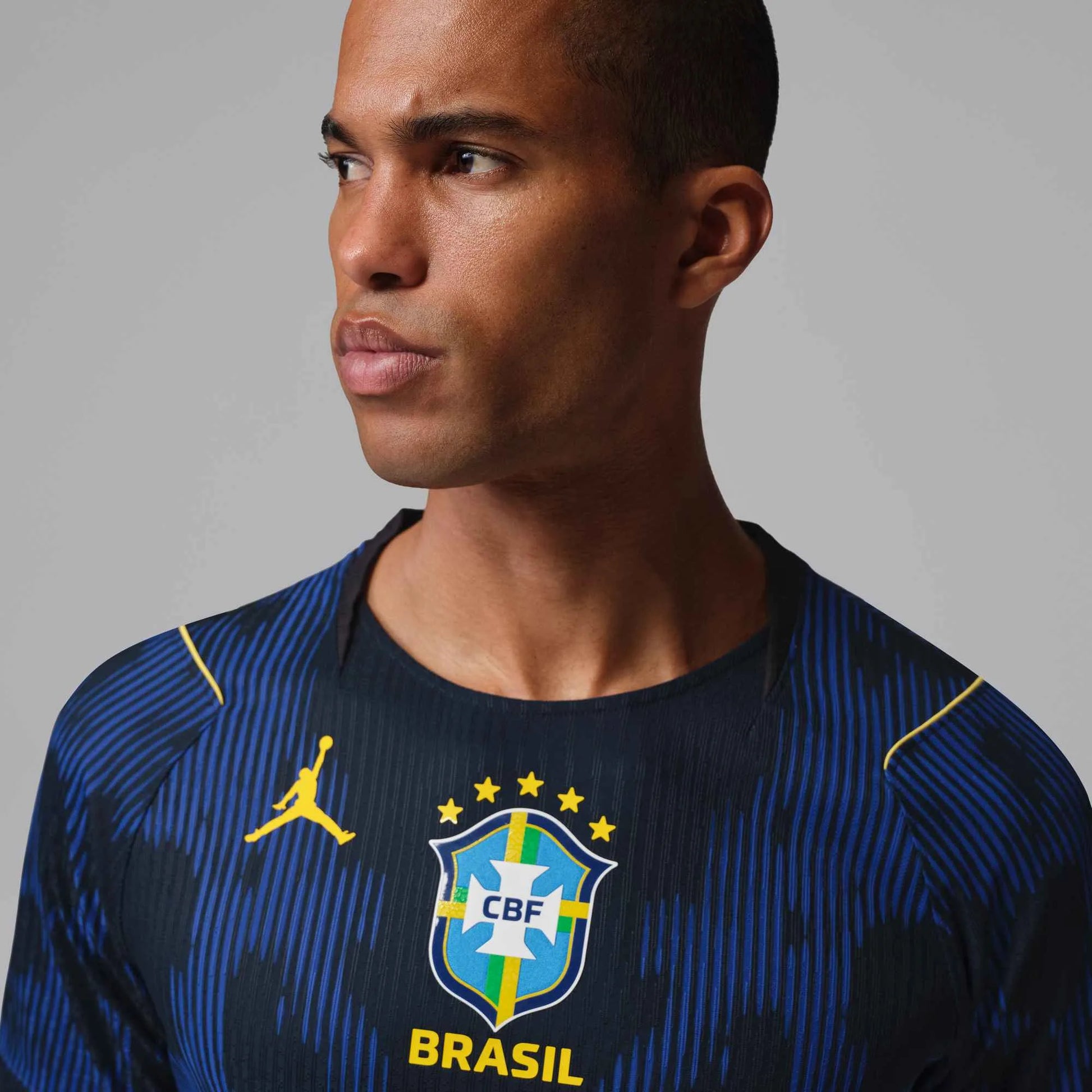 Nike 2026-27 Brazil Men's Authentic Away Soccer Jersey (Detail 1)