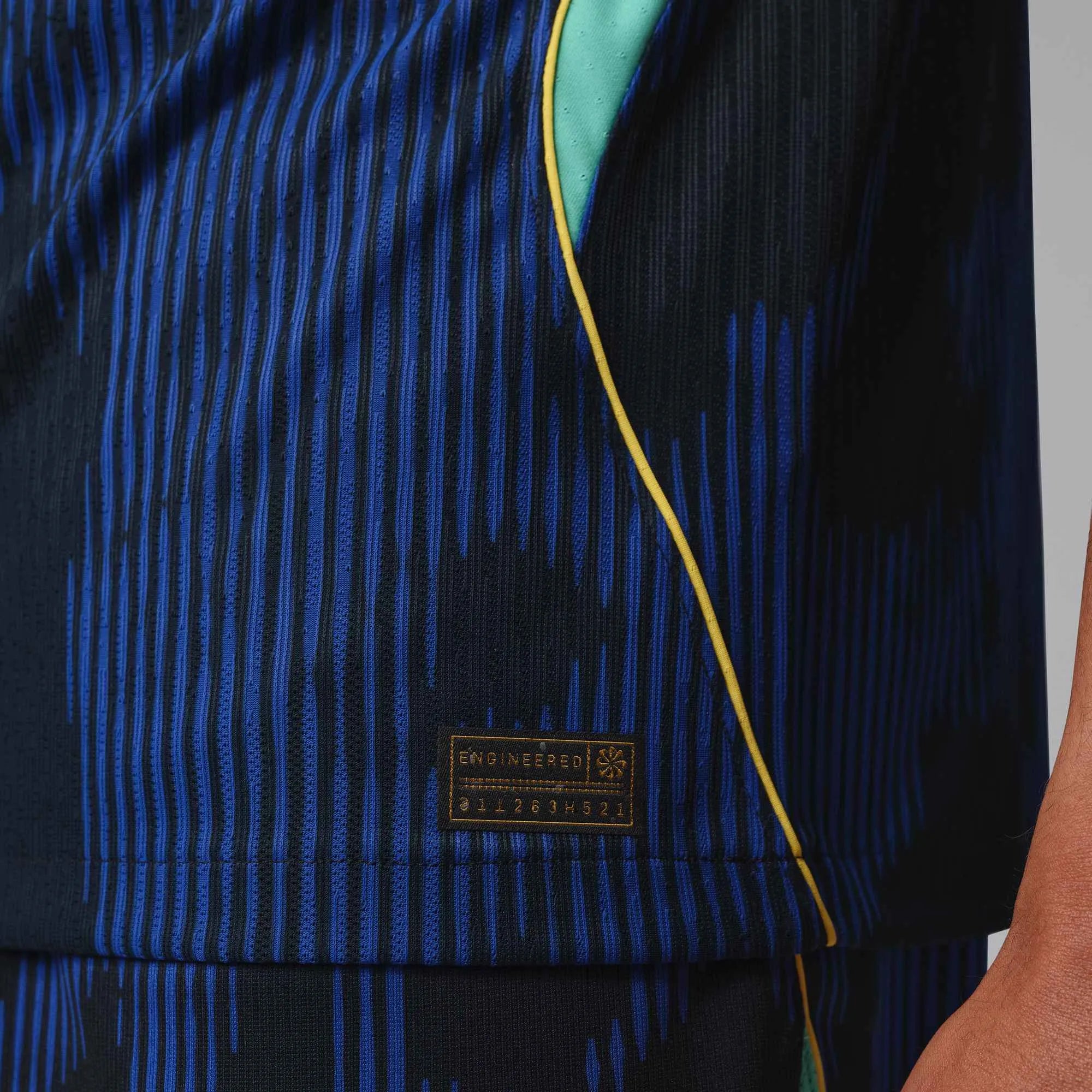Nike 2026-27 Brazil Men's Authentic Away Soccer Jersey (Detail 3)