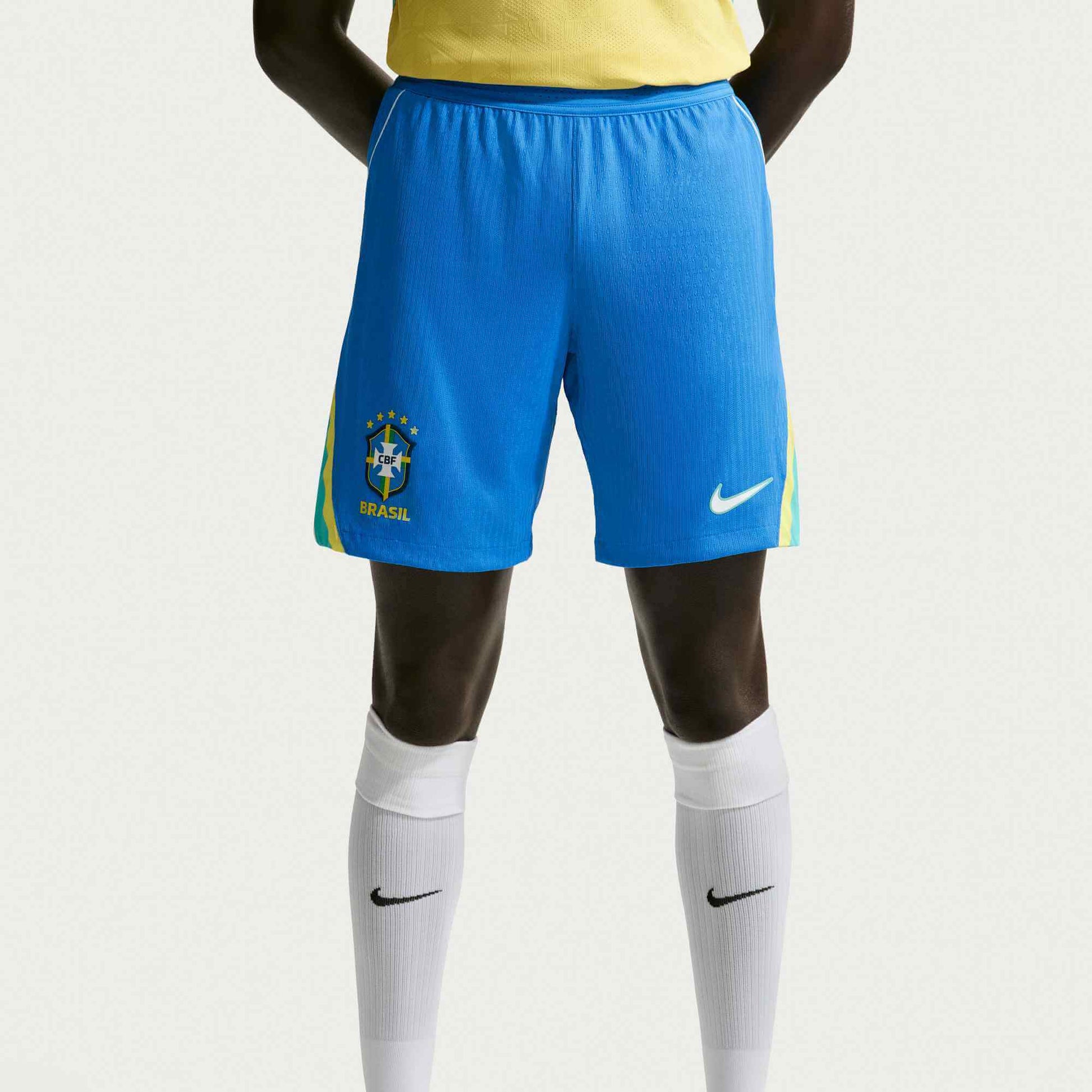 Nike 2026-27 Brazil Men's Authentic Home Shorts (Front)