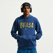 Nike 2026-27 Brazil Men's Club French Terry Pullover Hoodie (Model - Front)