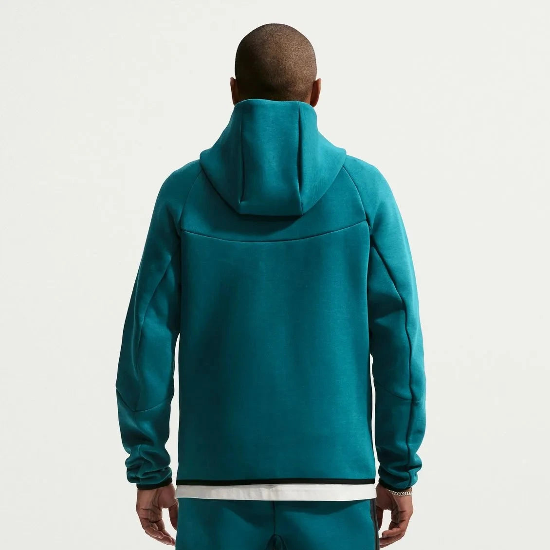 Nike 2026-27 Brazil Men's Full-Zip Tech Fleece Hoodie (Model - Back)