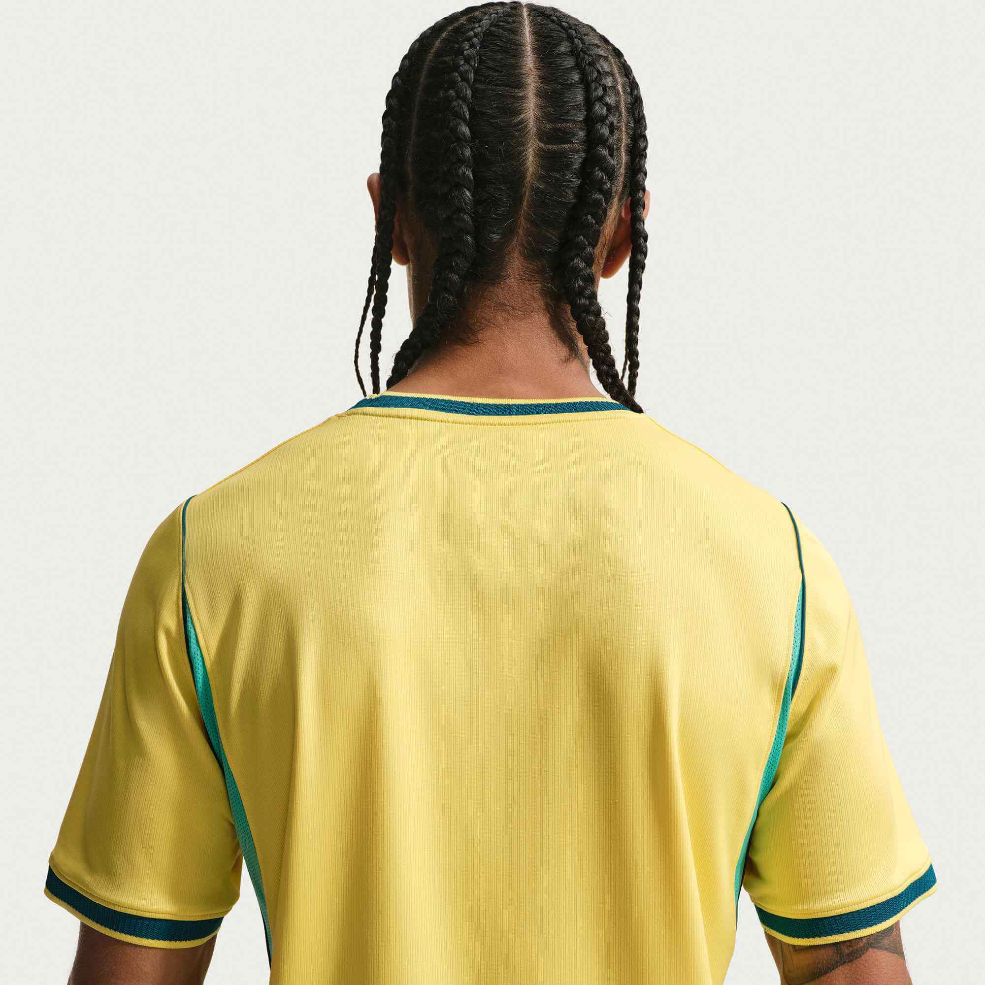 Nike 2026-27 Brazil Men's Stadium Home Soccer Jersey (Detail 2)
