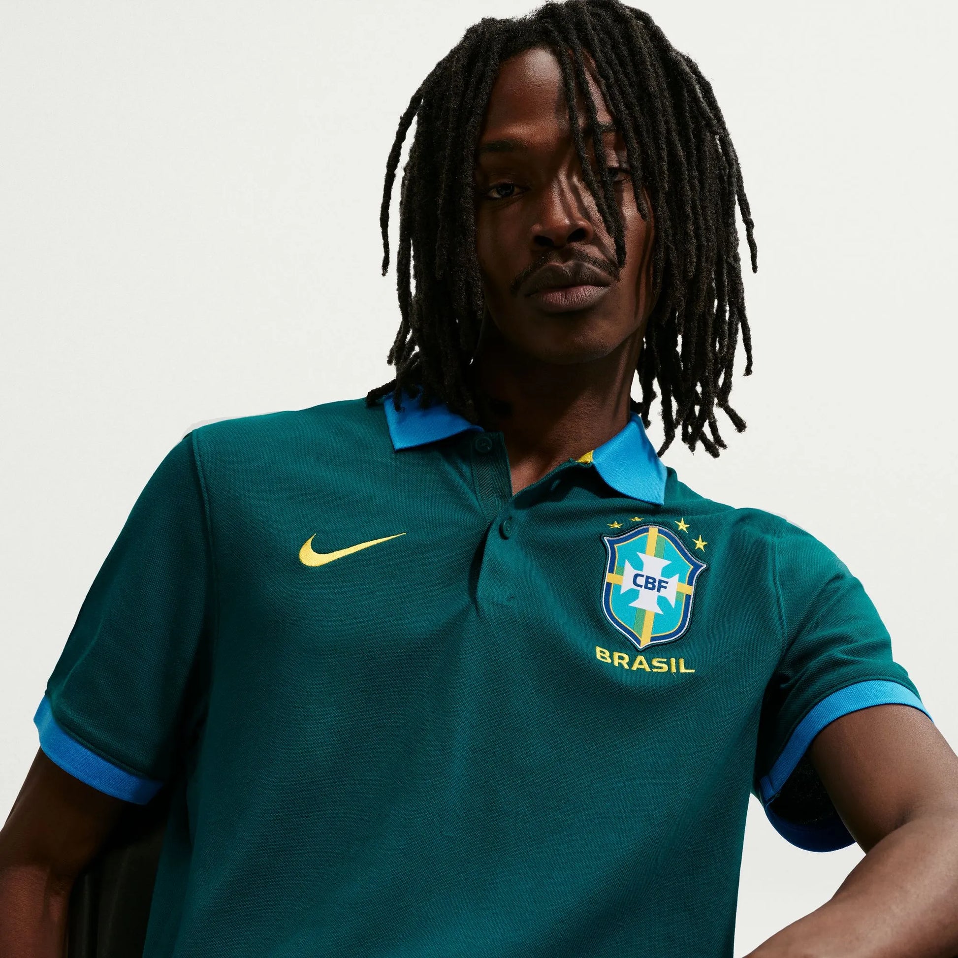 Nike 2026-27 Brazil Men's The Nike Polo 2.0 (Detail 3)