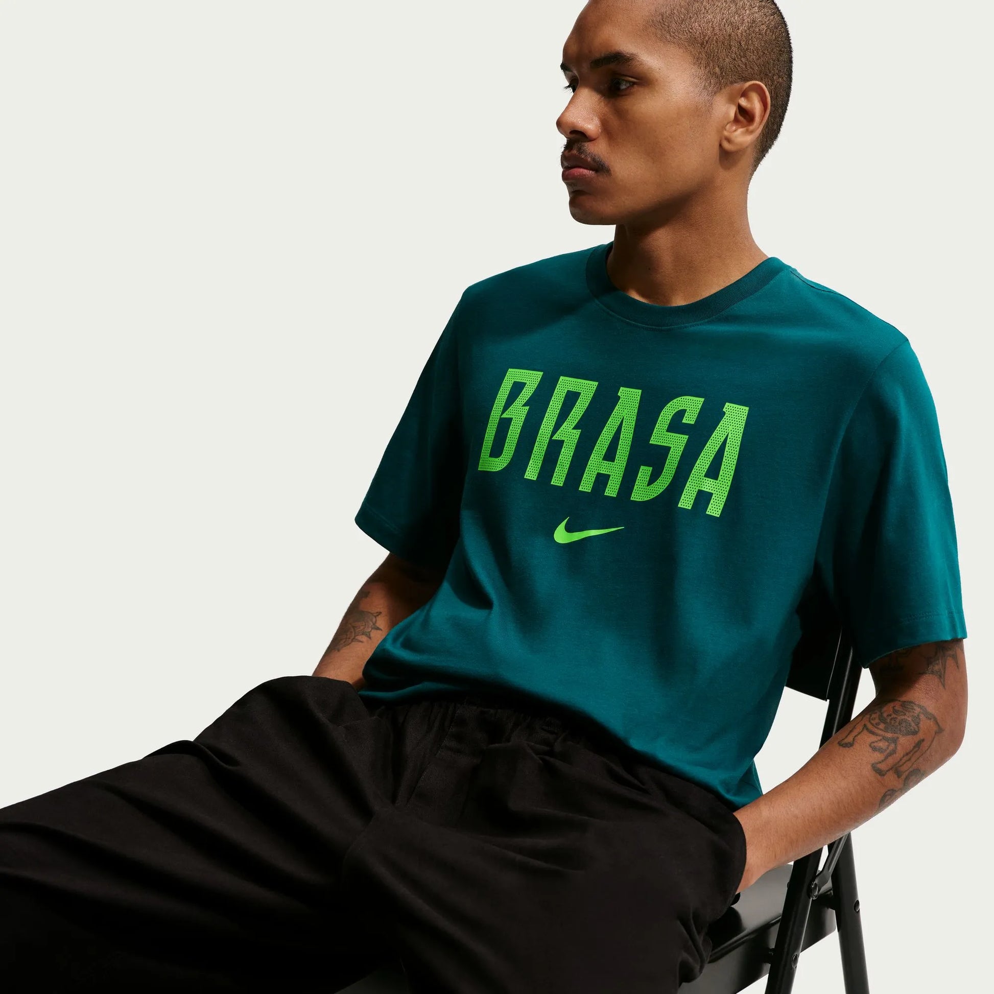 Nike 2026-27 Brazil Men's Wordmark Tee
