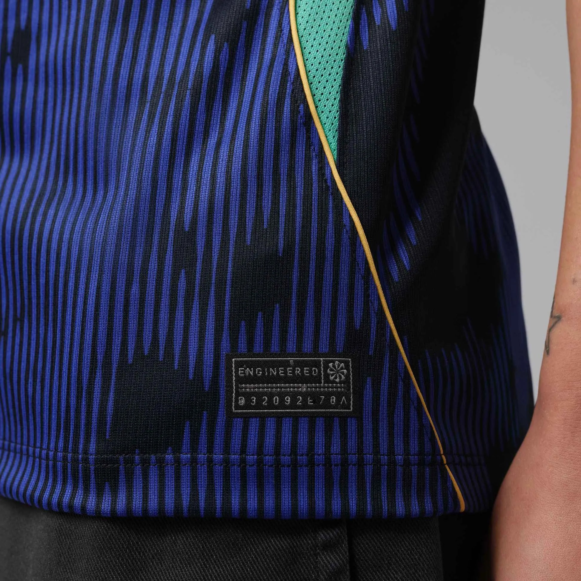 Nike 2026-27 Brazil Women's Stadium Away Soccer Jersey (Detail 3)