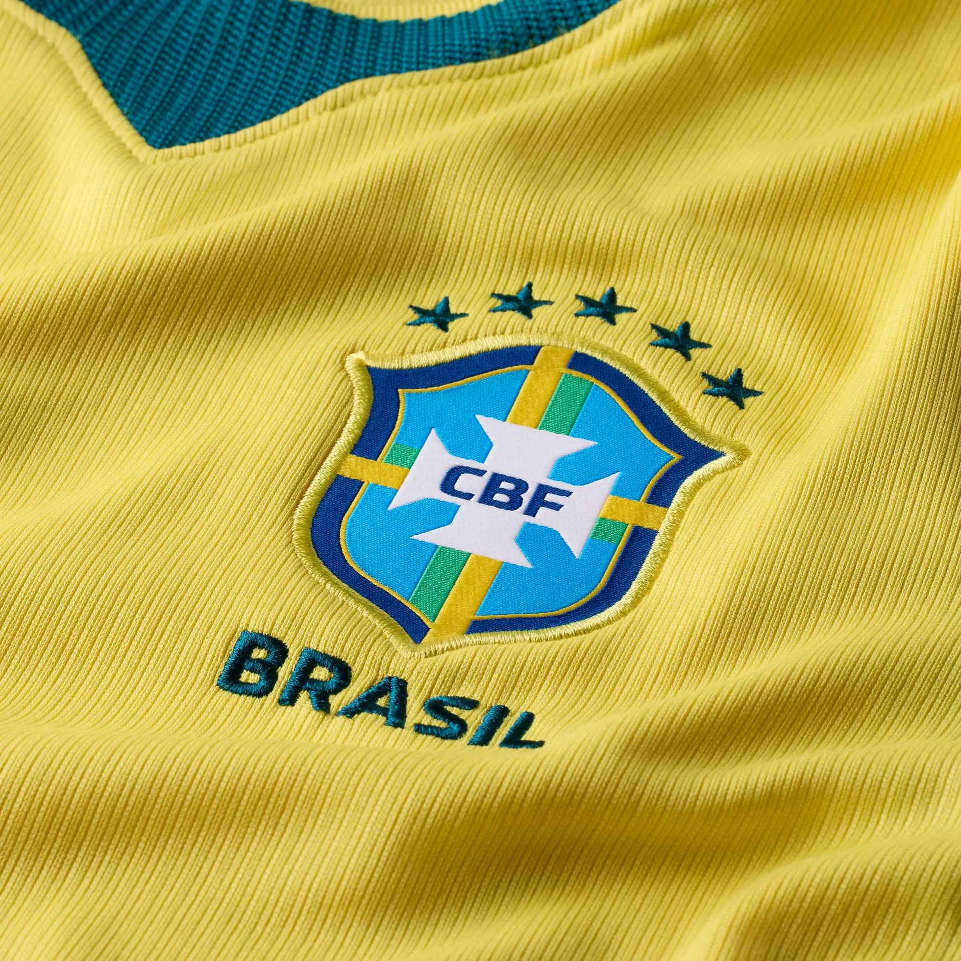 Nike 2026-27 Brazil Women's Stadium Home Soccer Jersey (Detail 3)