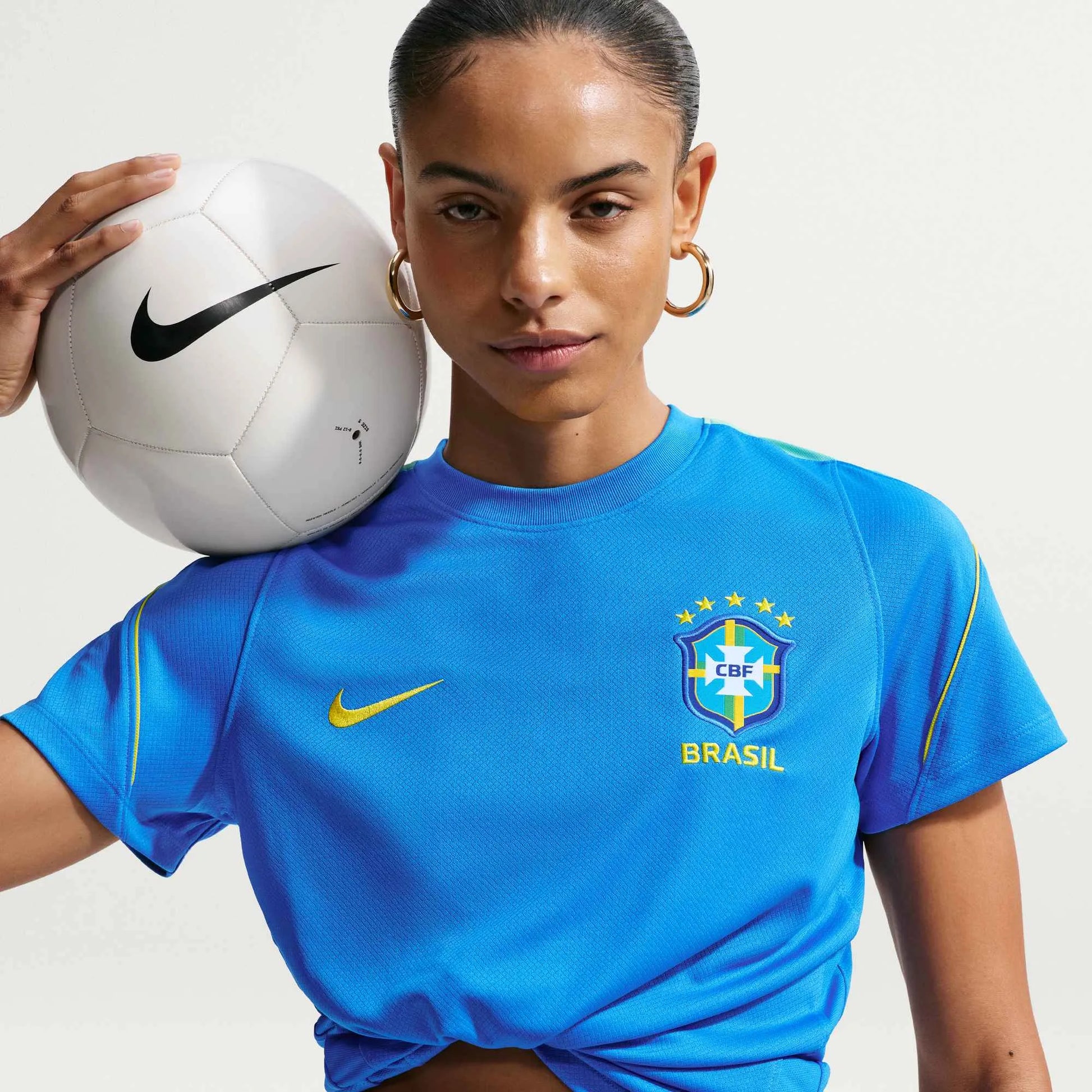Nike 2026-27 Brazil Women's Strike Top (Detail 1)