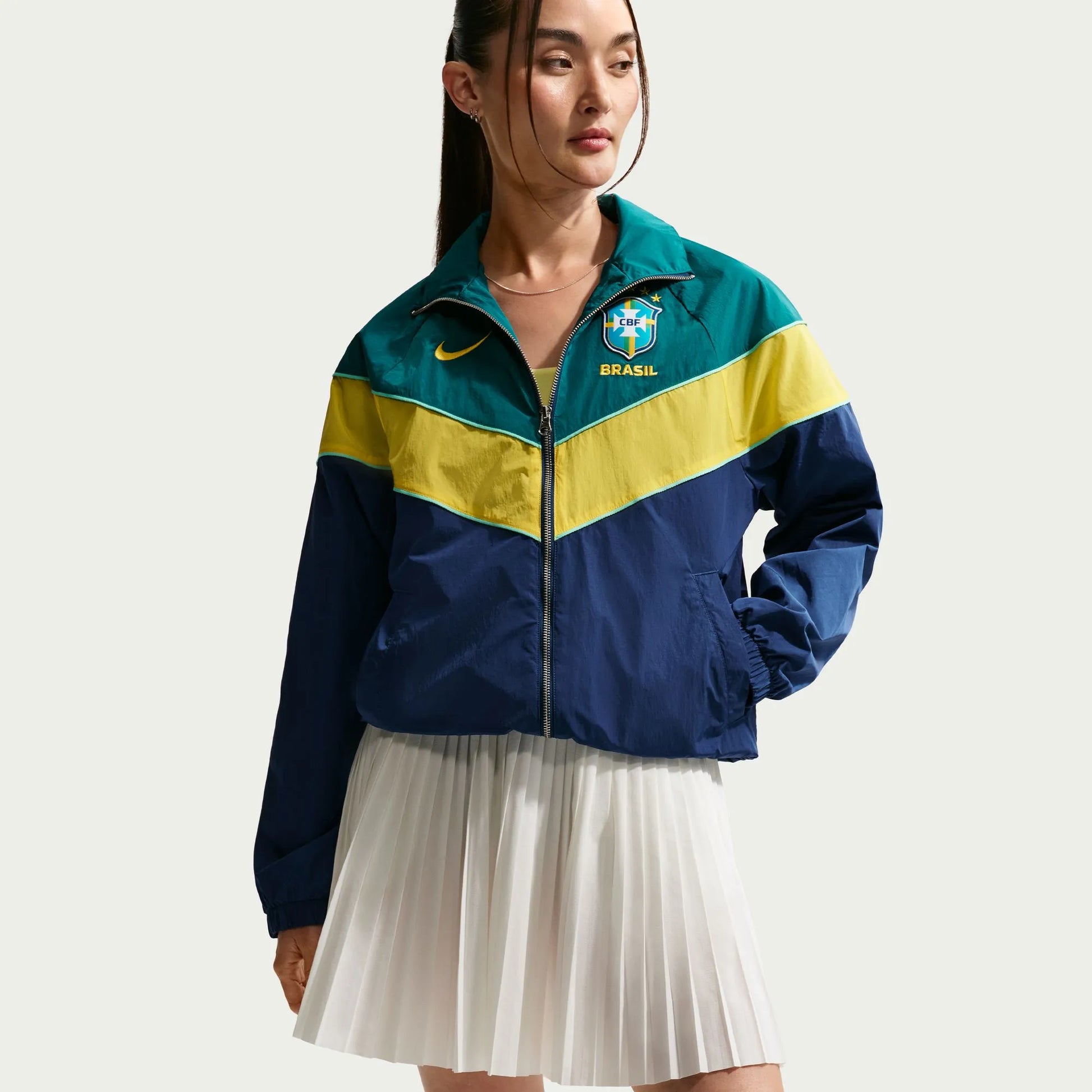 Nike 2026-27 Brazil Women's UV Woven Jacket (Front)