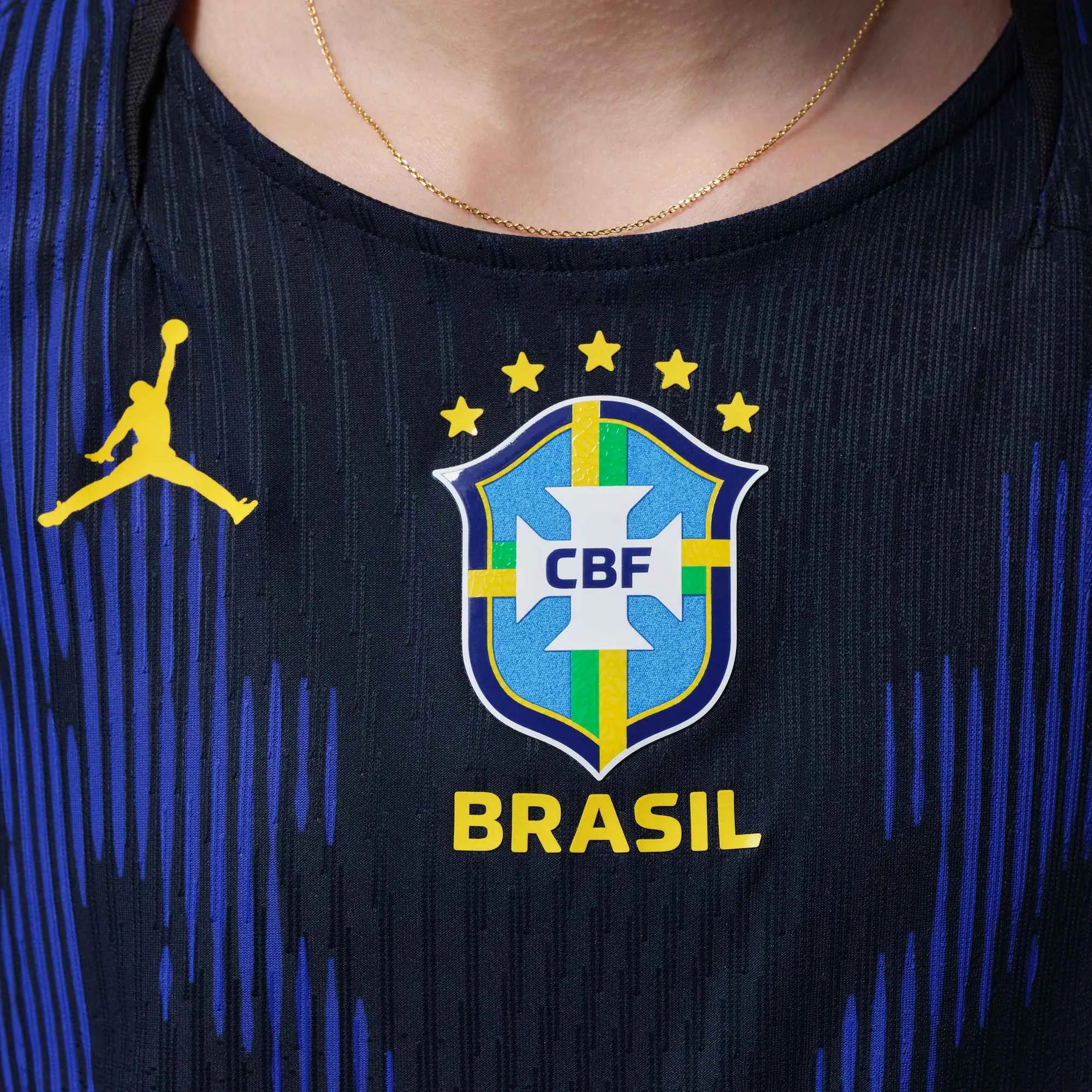 Nike 2026-27 Brazil Youth Authentic Away Soccer Jersey (Detail 2)
