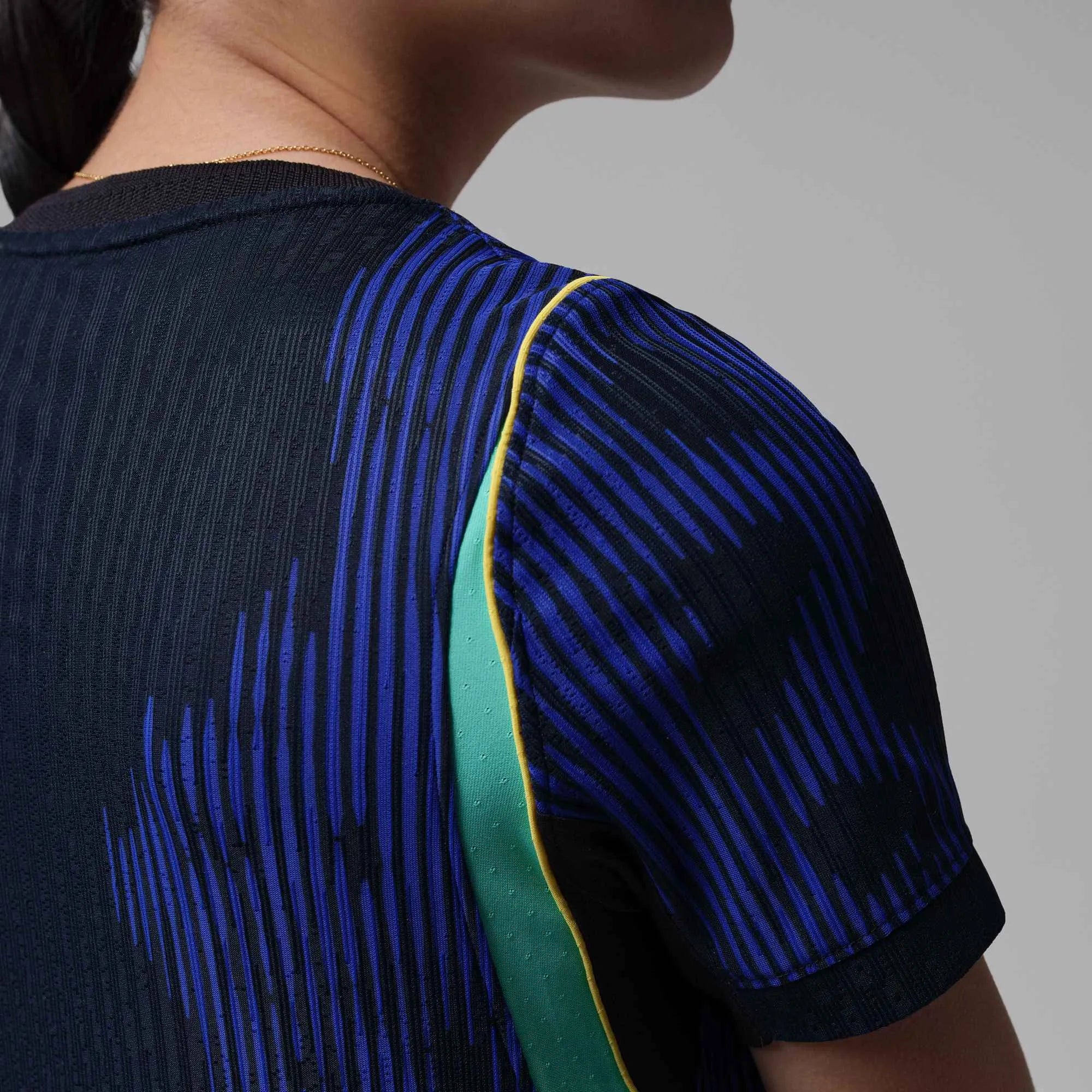 Nike 2026-27 Brazil Youth Authentic Away Soccer Jersey (Detail 3)