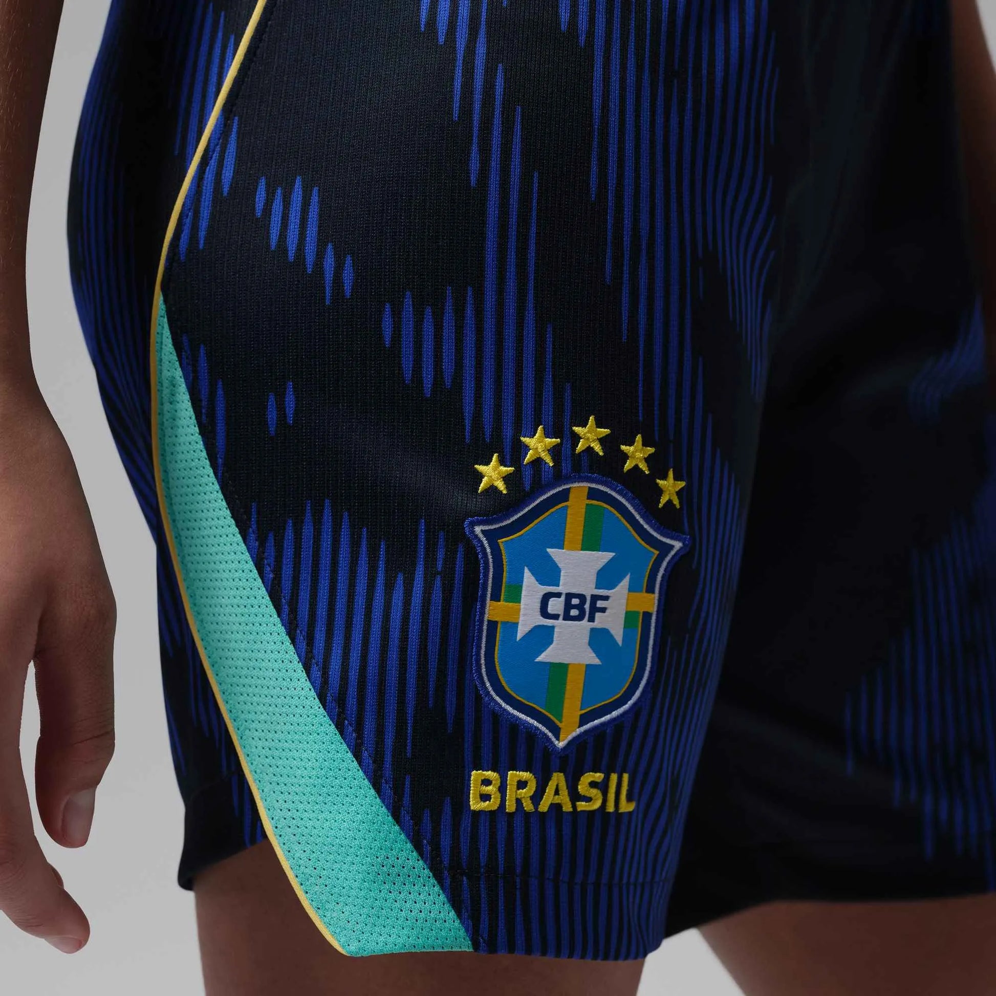 Nike 2026-27 Brazil Youth Stadium Away Shorts (Detail 3)