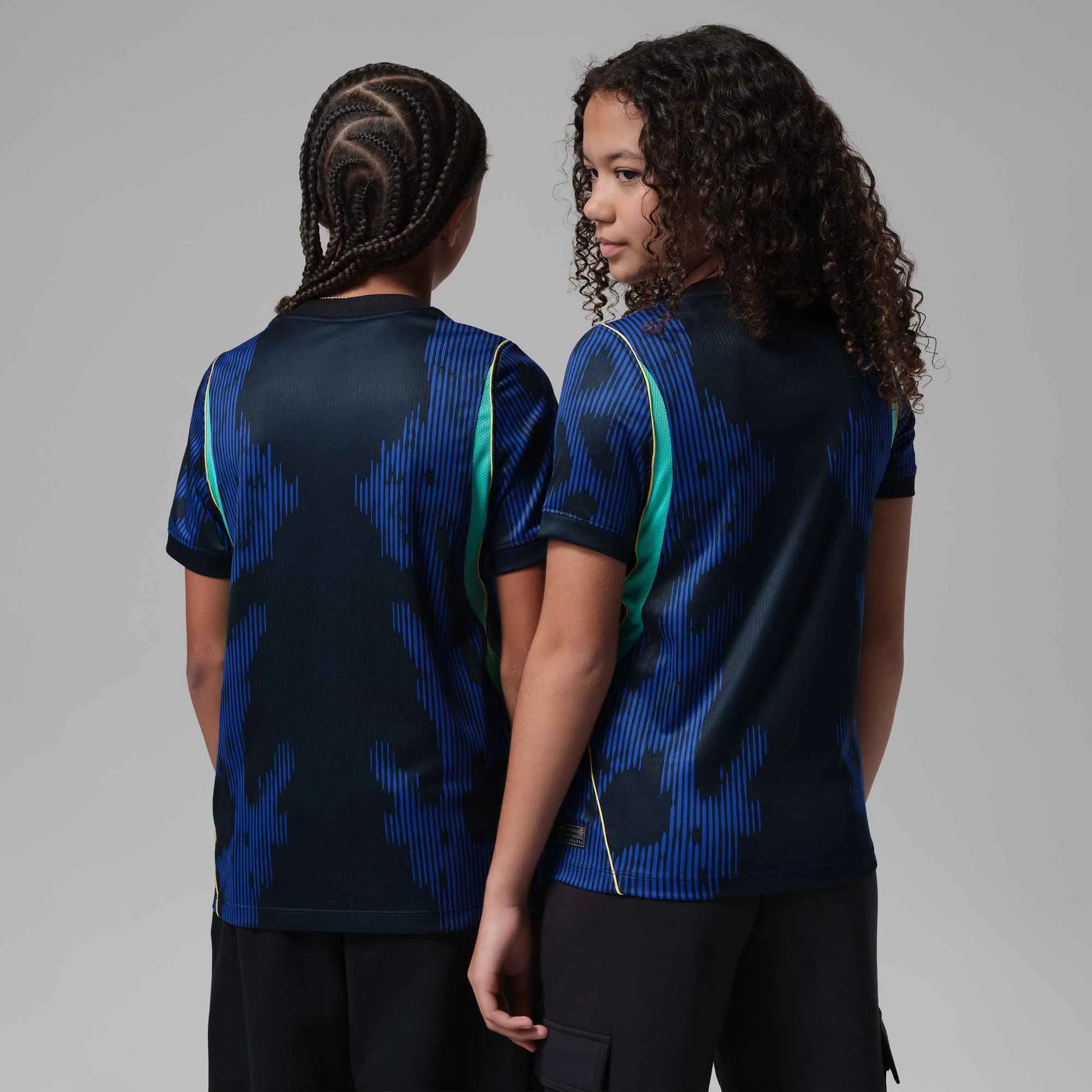 Nike 2026-27 Brazil Youth Stadium Away Soccer Jersey (Models - Back)