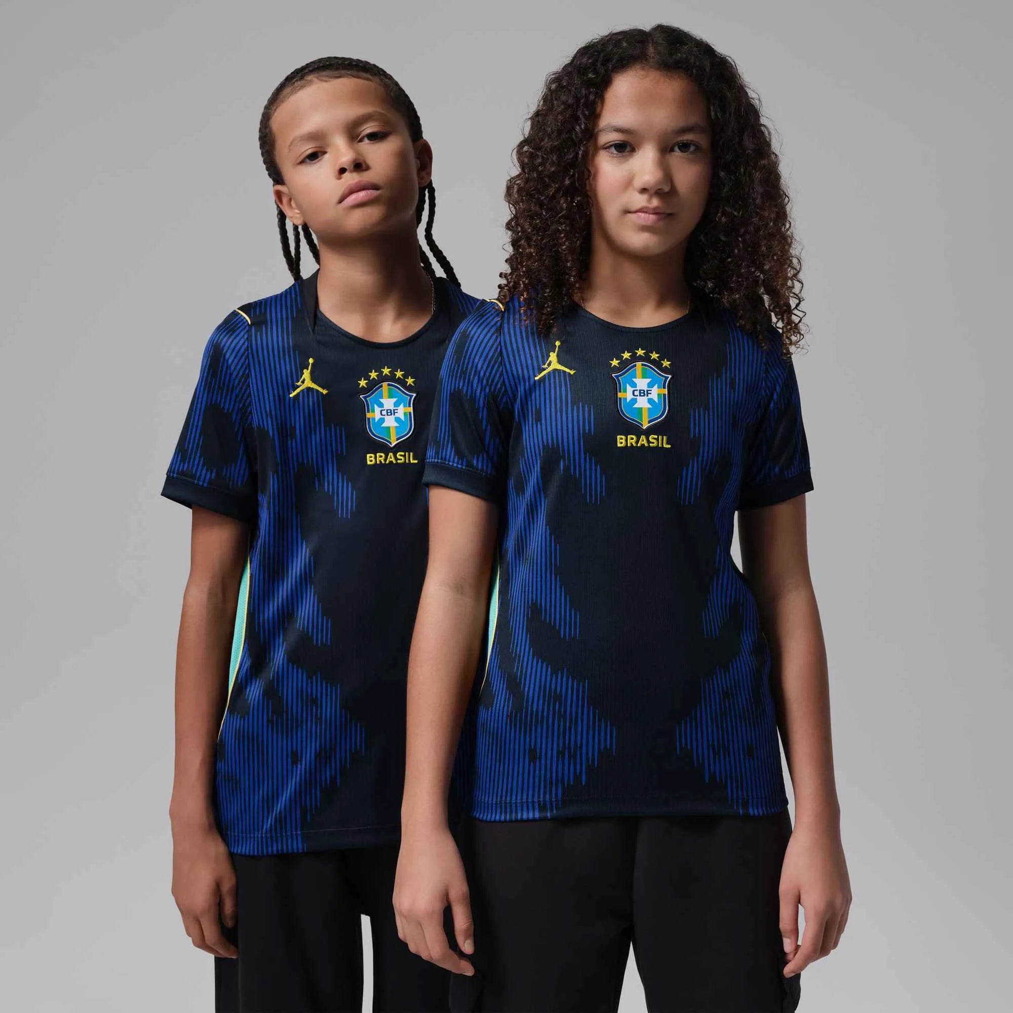 Nike 2026-27 Brazil Youth Stadium Away Soccer Jersey (Models - Front)