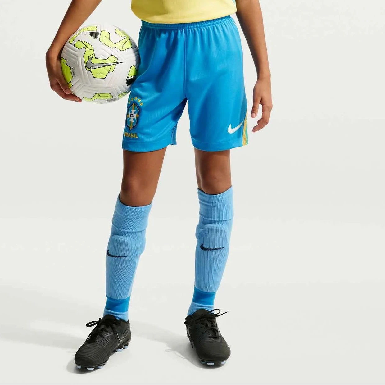 Nike 2026-27 Brazil Youth Stadium Home Shorts