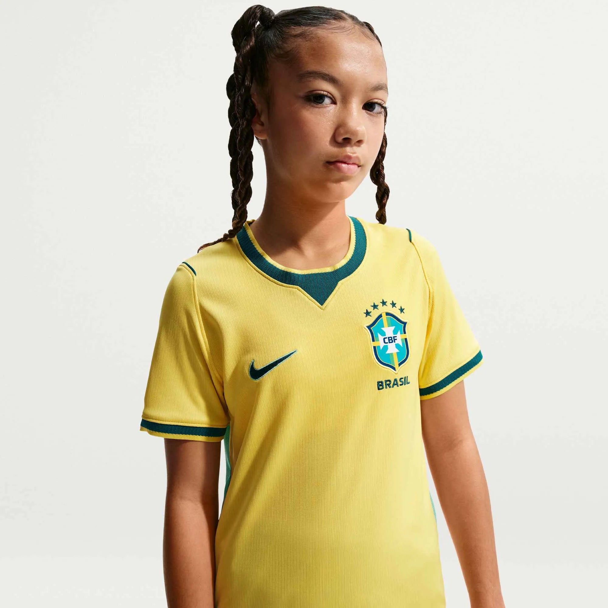 Nike 2026-27 Brazil Youth Stadium Home Soccer Jersey
