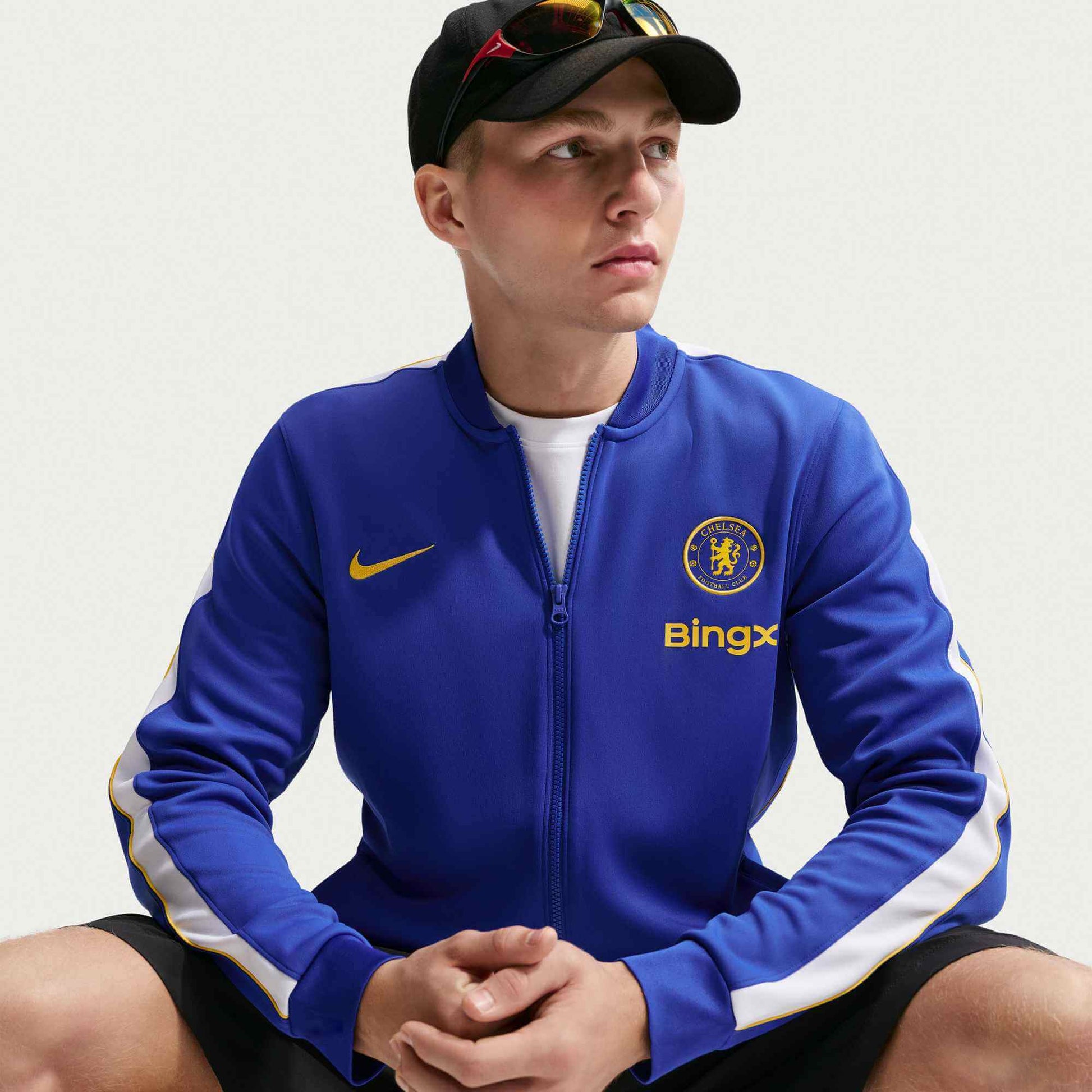 Nike 2026-27 Chelsea Men's DF Knit Track Jacket (Detail 1)