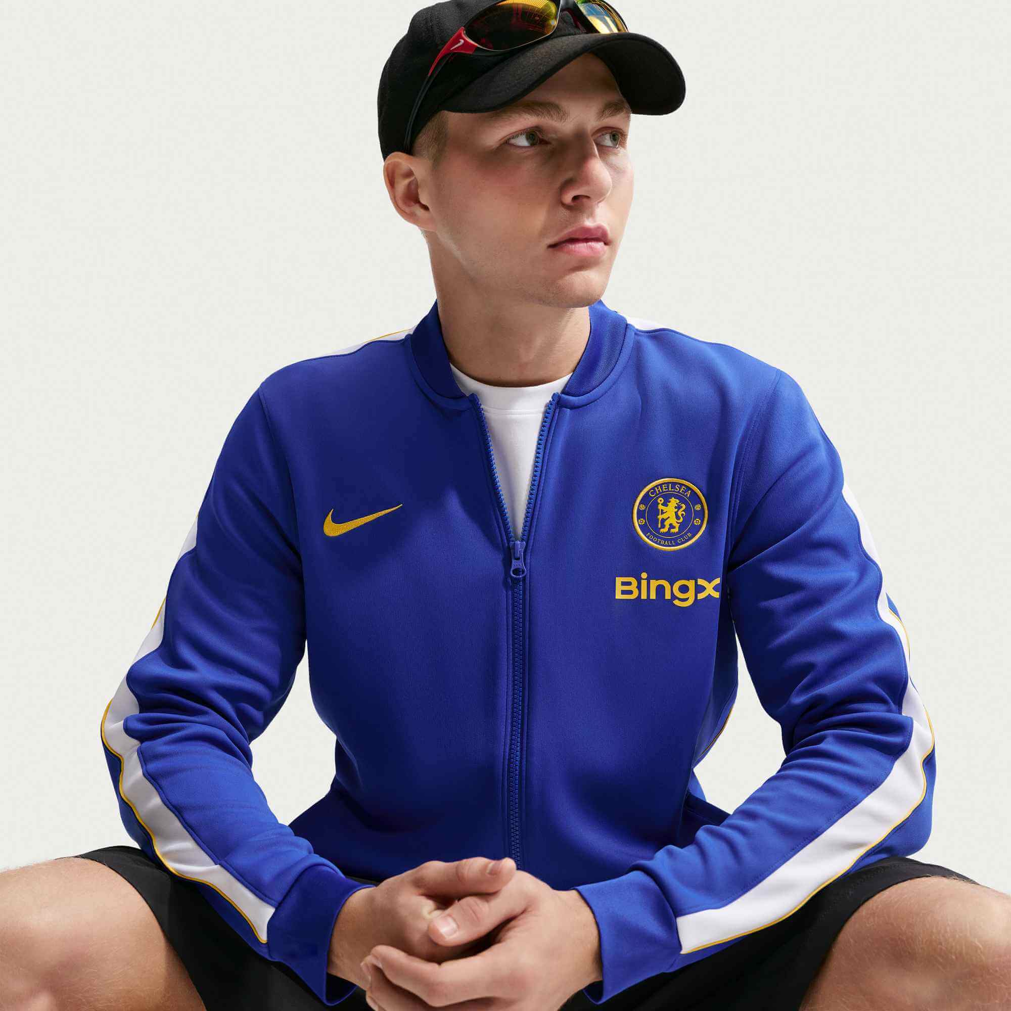 Nike 2026-27 Chelsea Men's DF Knit Track Jacket (Detail 1)