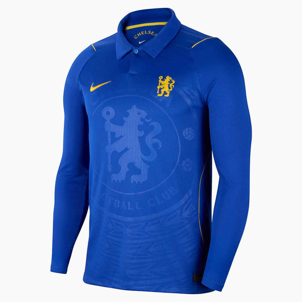 Nike 2026-27 Chelsea Men's Stadium Home Long-Sleeve Soccer Jersey (Front)