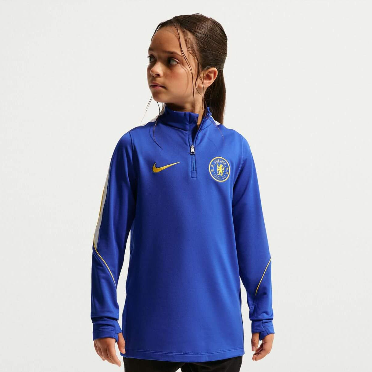 Nike 2026-27 Chelsea Youth DF Strike Drill Top (Model 2 - Front)