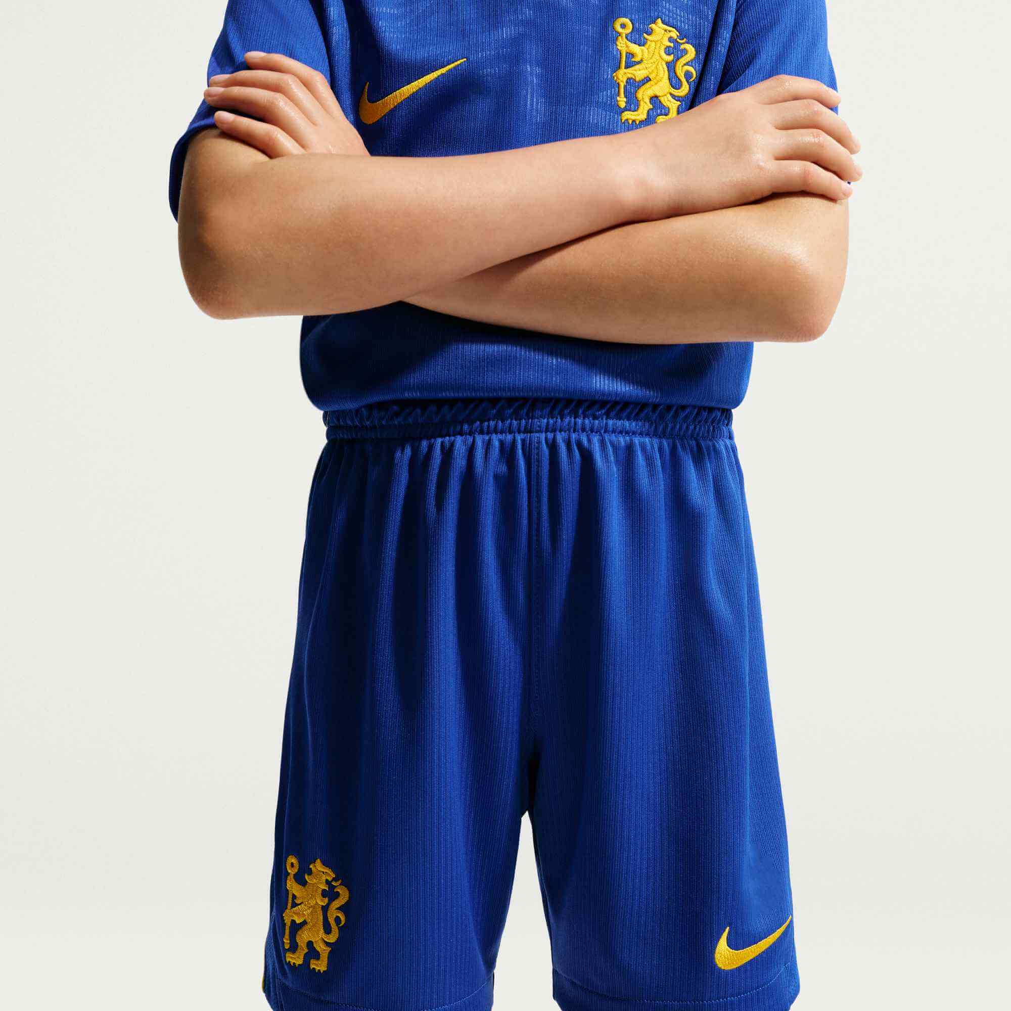 Nike 2026-27 Chelsea Youth Stadium Home Shorts (Front)
