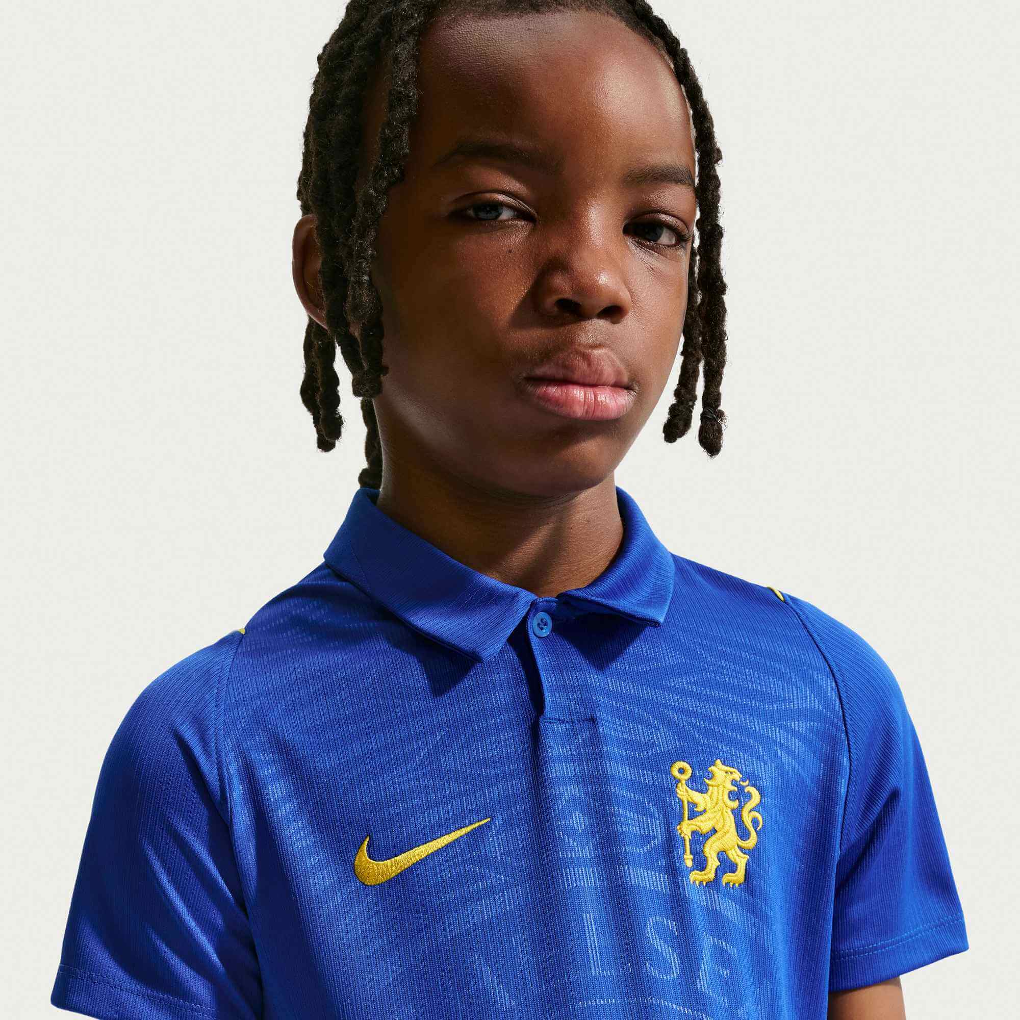 Nike 2026-27 Chelsea Youth Stadium Home Soccer Jersey (Detail 1)