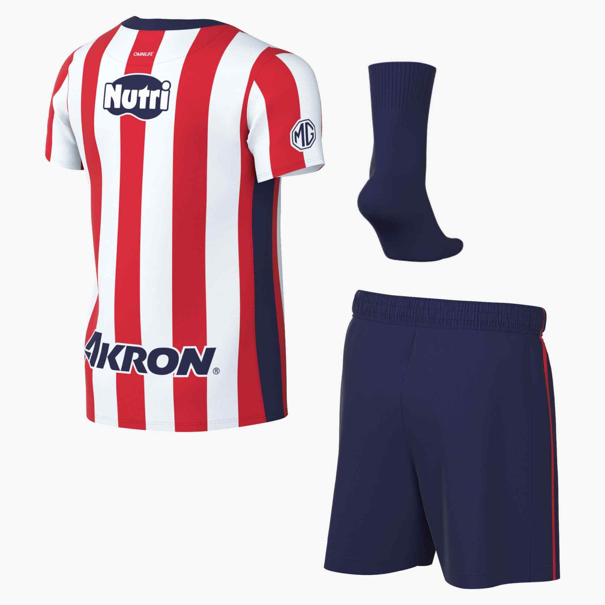 Nike 2026-27 Chivas Infant Home Kit (Set - Back)