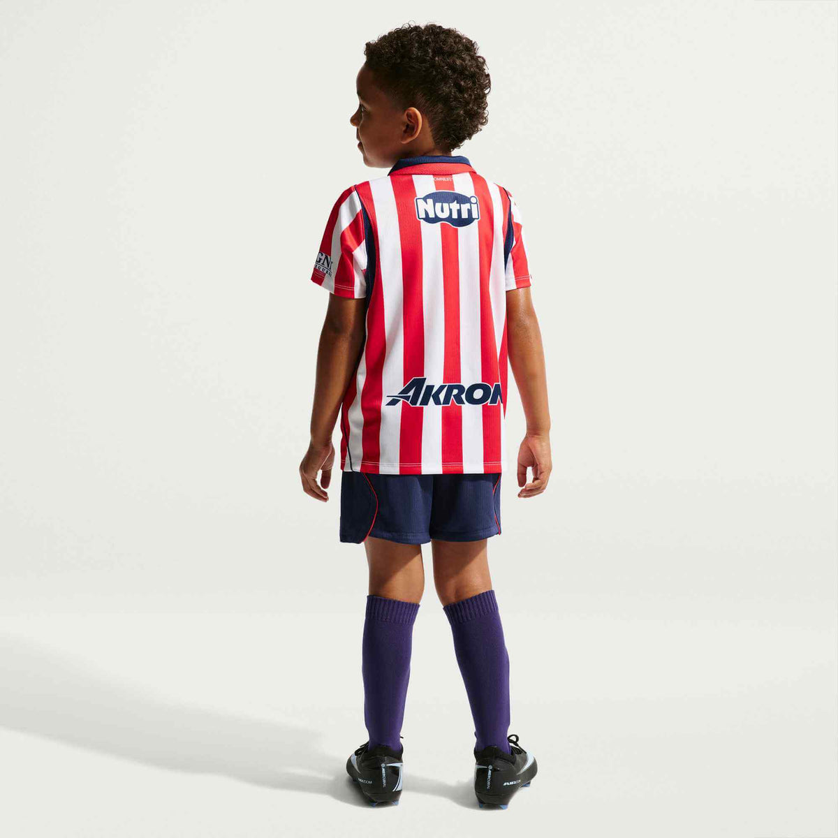 Nike 2026-27 Chivas Little Kid's Stadium Home Kit (Model - Back)