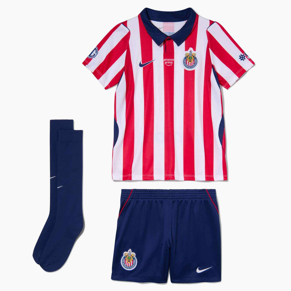 Nike 2026-27 Chivas Little Kid's Stadium Home Kit (Set - Front)