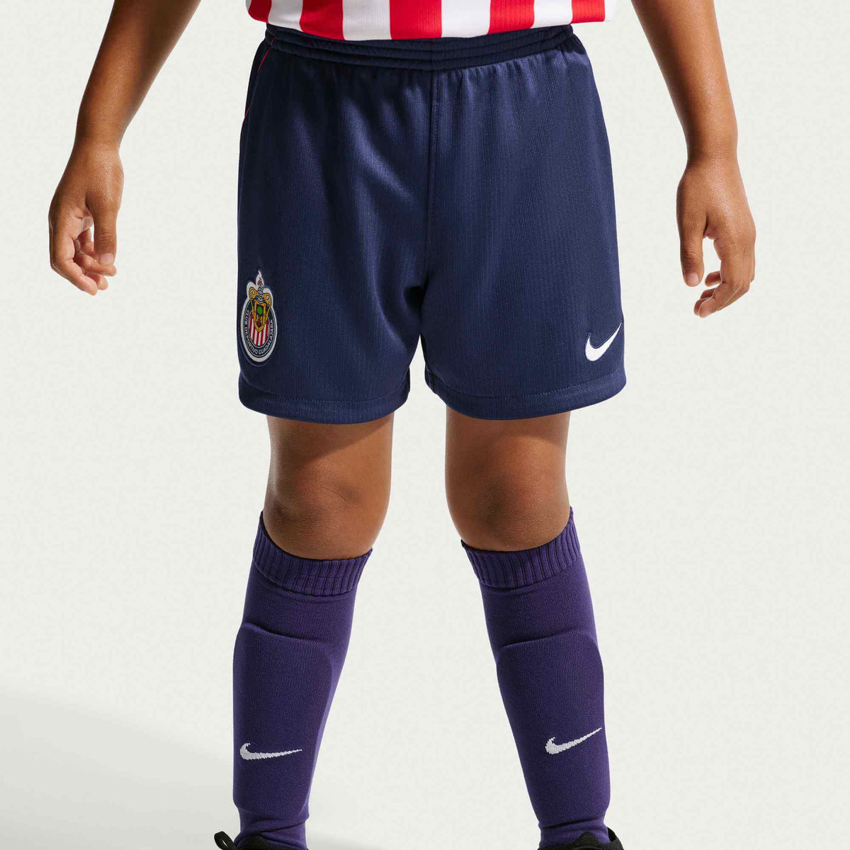 Nike 2026-27 Chivas Little Kid's Stadium Home Kit (Shorts - Front)