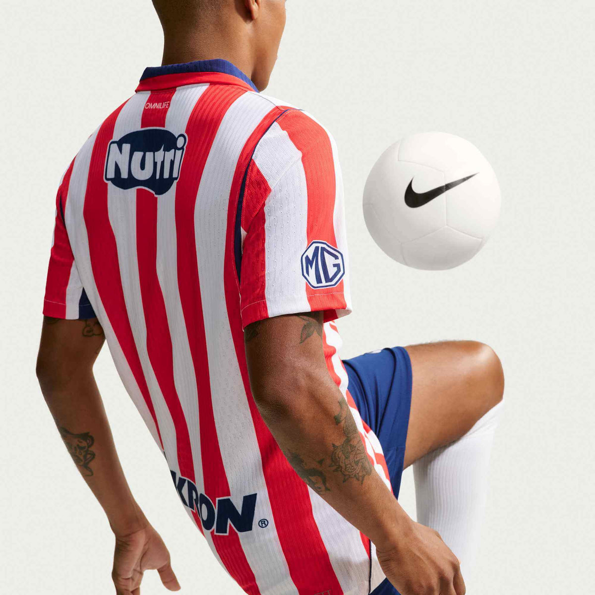 Nike 2026-27 Chivas Men's Authentic Home Soccer Jersey (Model - Side)