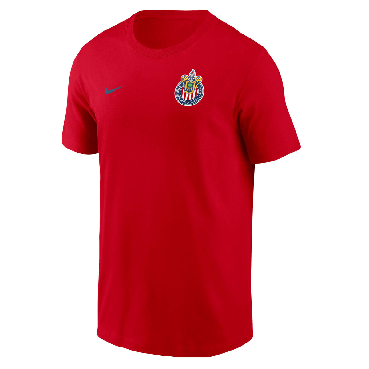Nike 2026-27 Chivas Men's Core Luis Romo #7 Tee Red (Front)