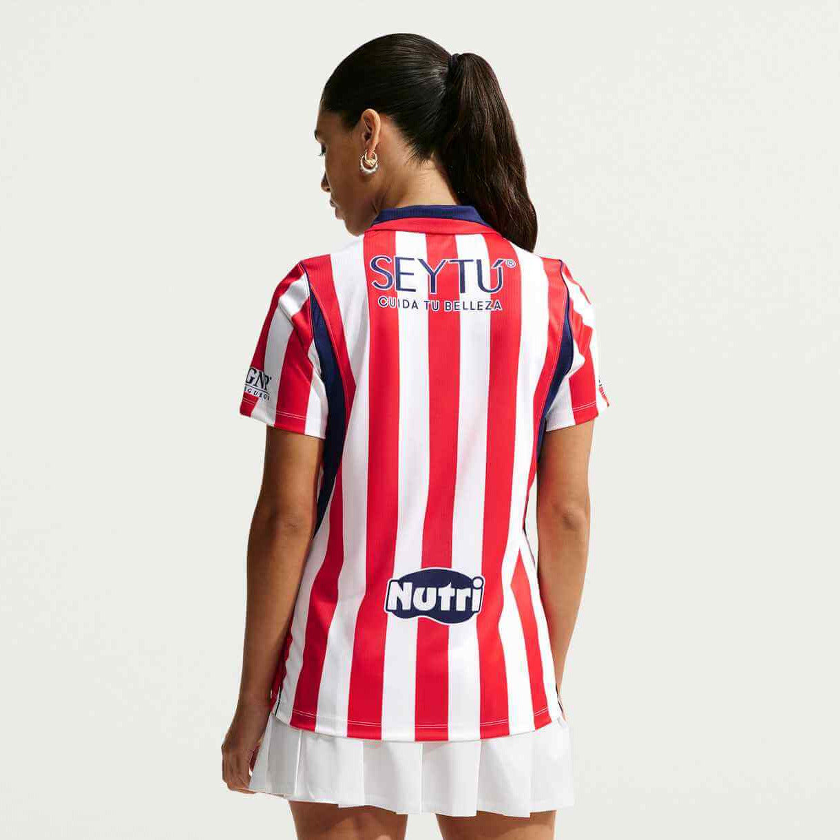 Nike 2026-27 Chivas Women's Stadium Home Soccer Jersey (Model - Back)