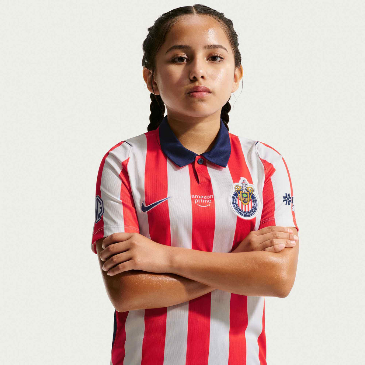 Nike 2026-27 Chivas Youth Stadium Home Soccer Jersey (Detail 1)
