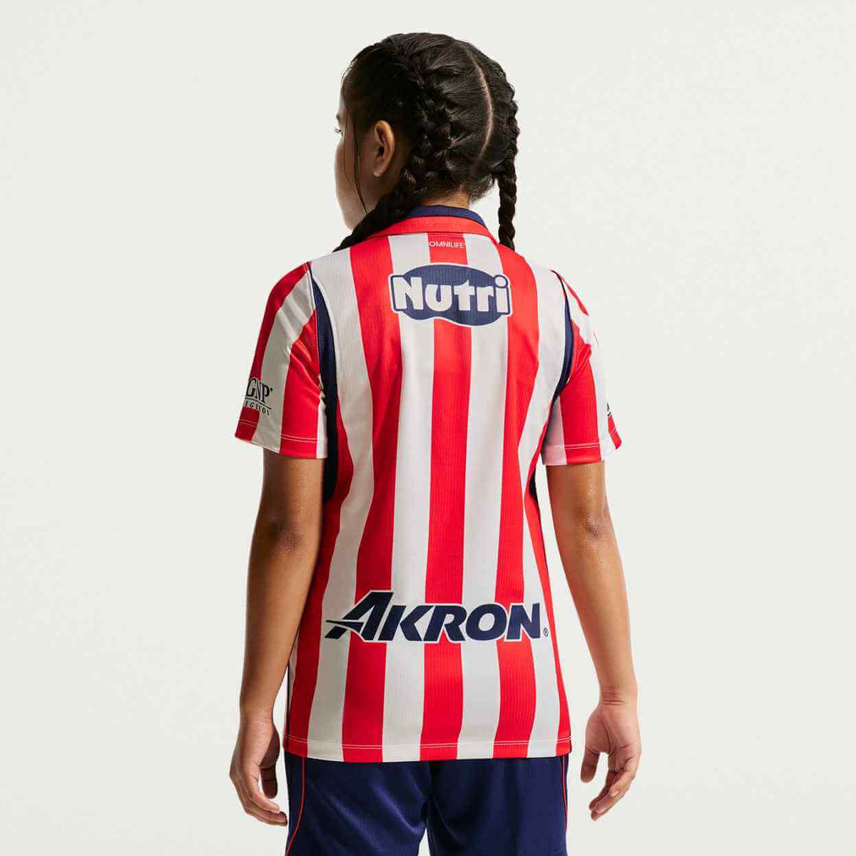 Nike 2026-27 Chivas Youth Stadium Home Soccer Jersey (Model - Back)