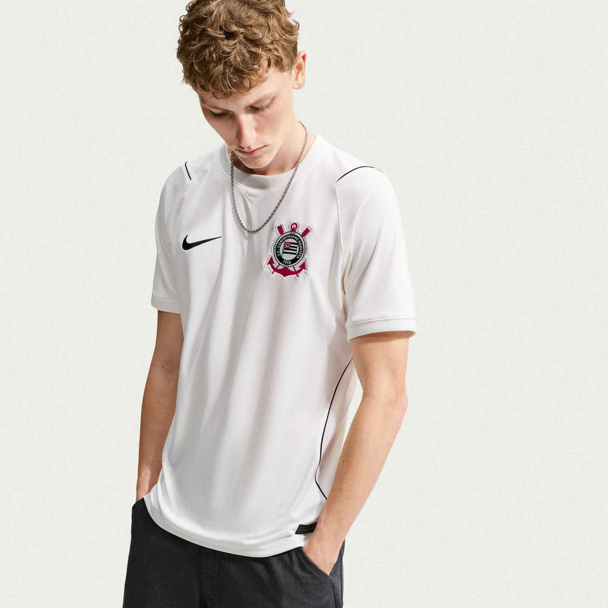 Nike 2026-27 Corinthians Men's Stadium Home Soccer Jersey (Detail 1)