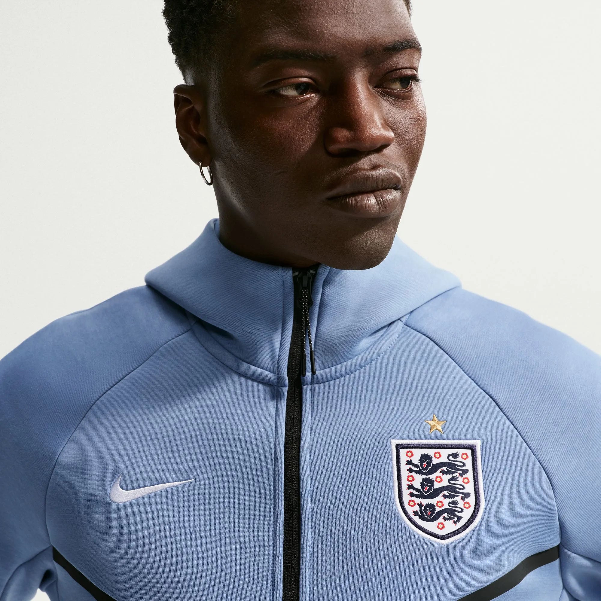 Nike 2026-27 England Men's Full-Zip Tech Fleece Hoodie