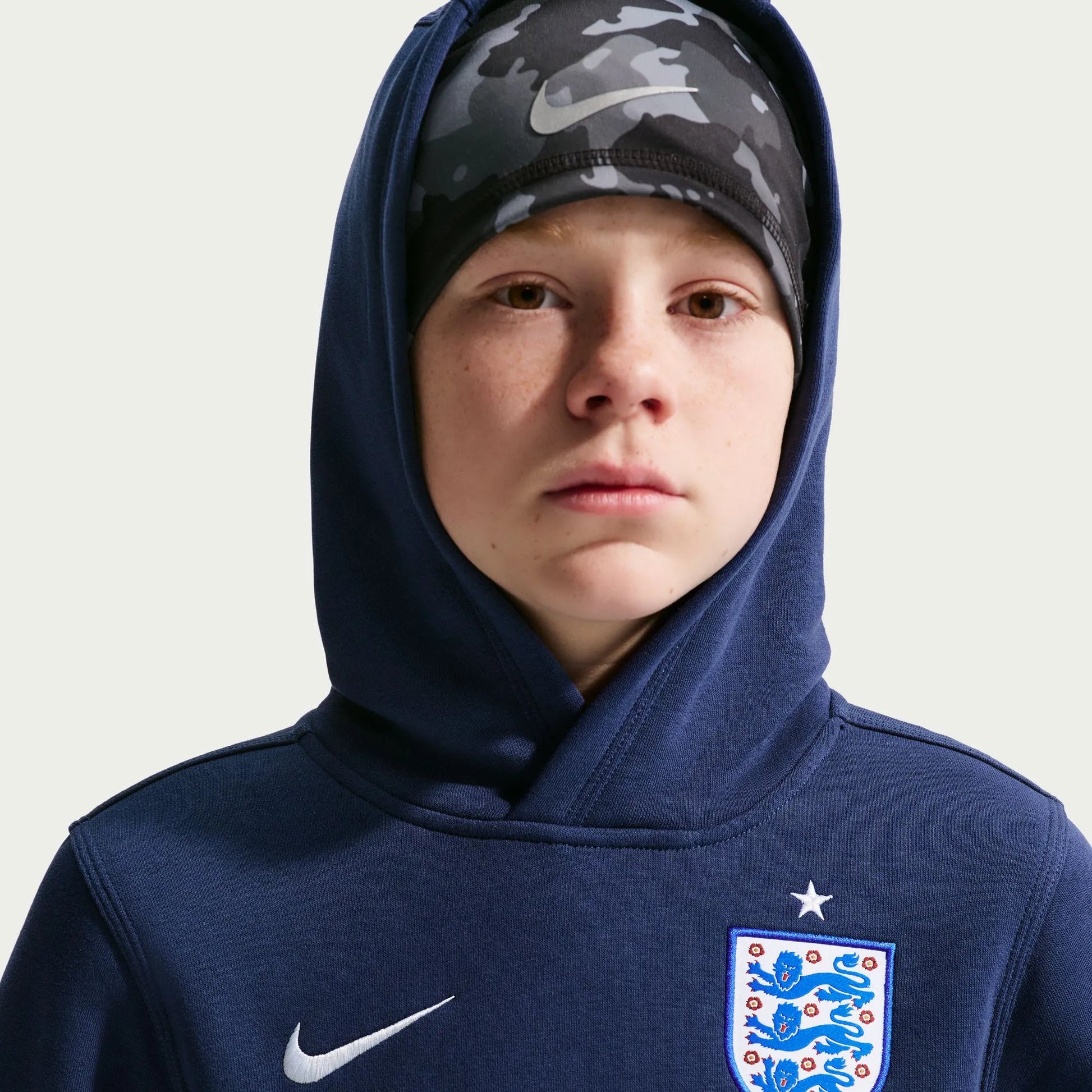 Nike 2026-27 England Youth Club Pullover Hoodie