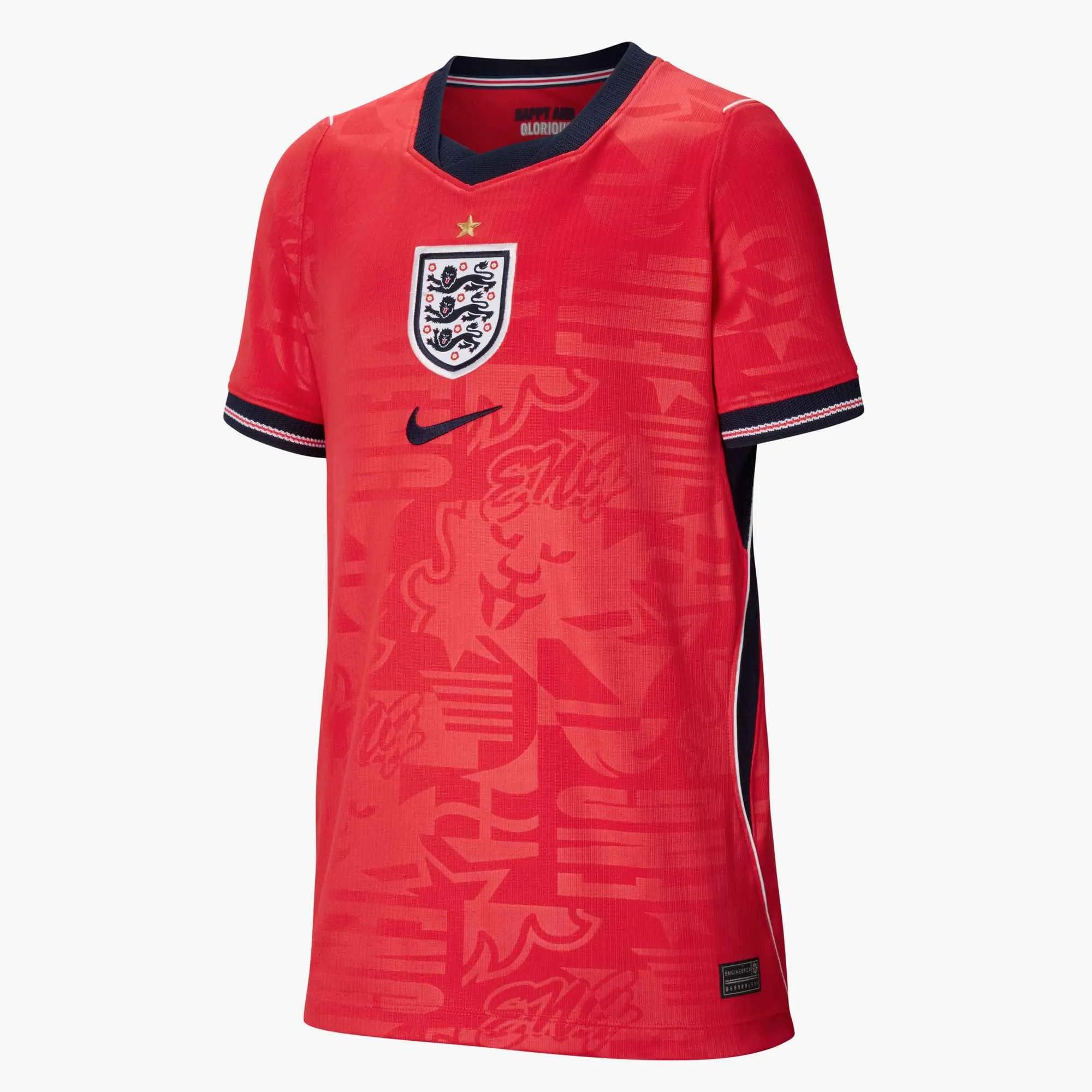 Nike 2026-27 England Youth Stadium Away Soccer Jersey (Front)