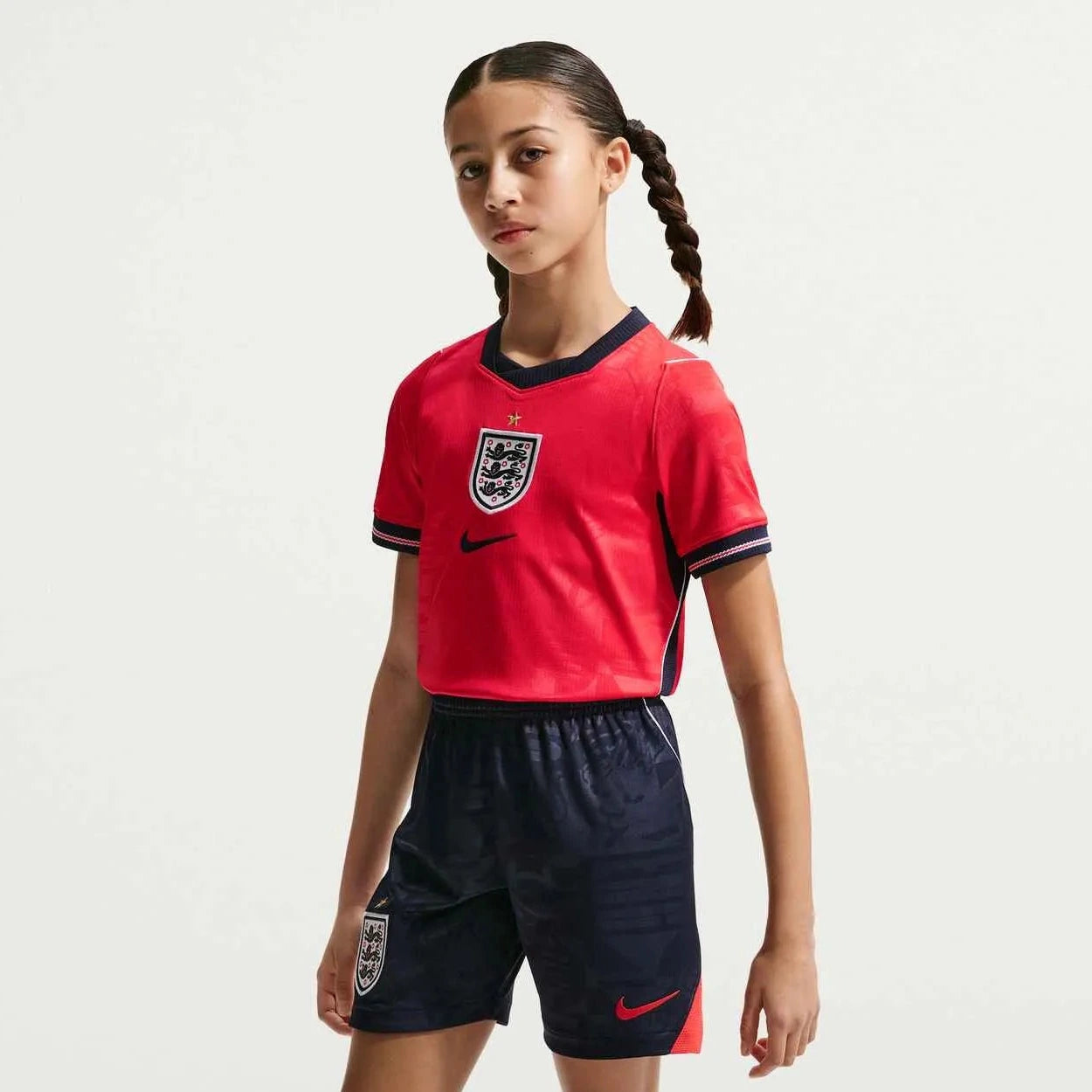 Nike 2026-27 England Youth Stadium Away Soccer Jersey (Model - Front)