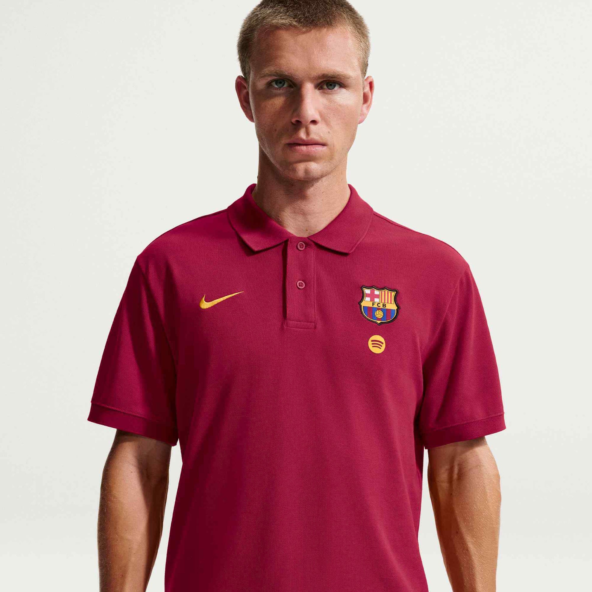Nike 2026-27 FC Barcelona Men's Club Polo (Front)
