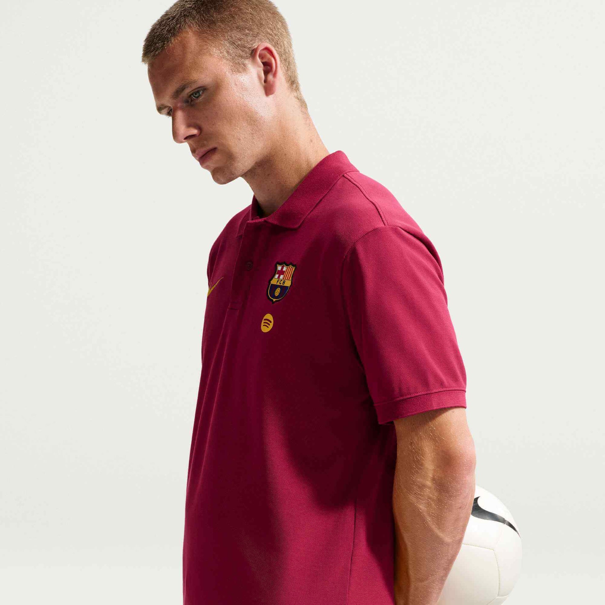 Nike 2026-27 FC Barcelona Men's Club Polo (Side)