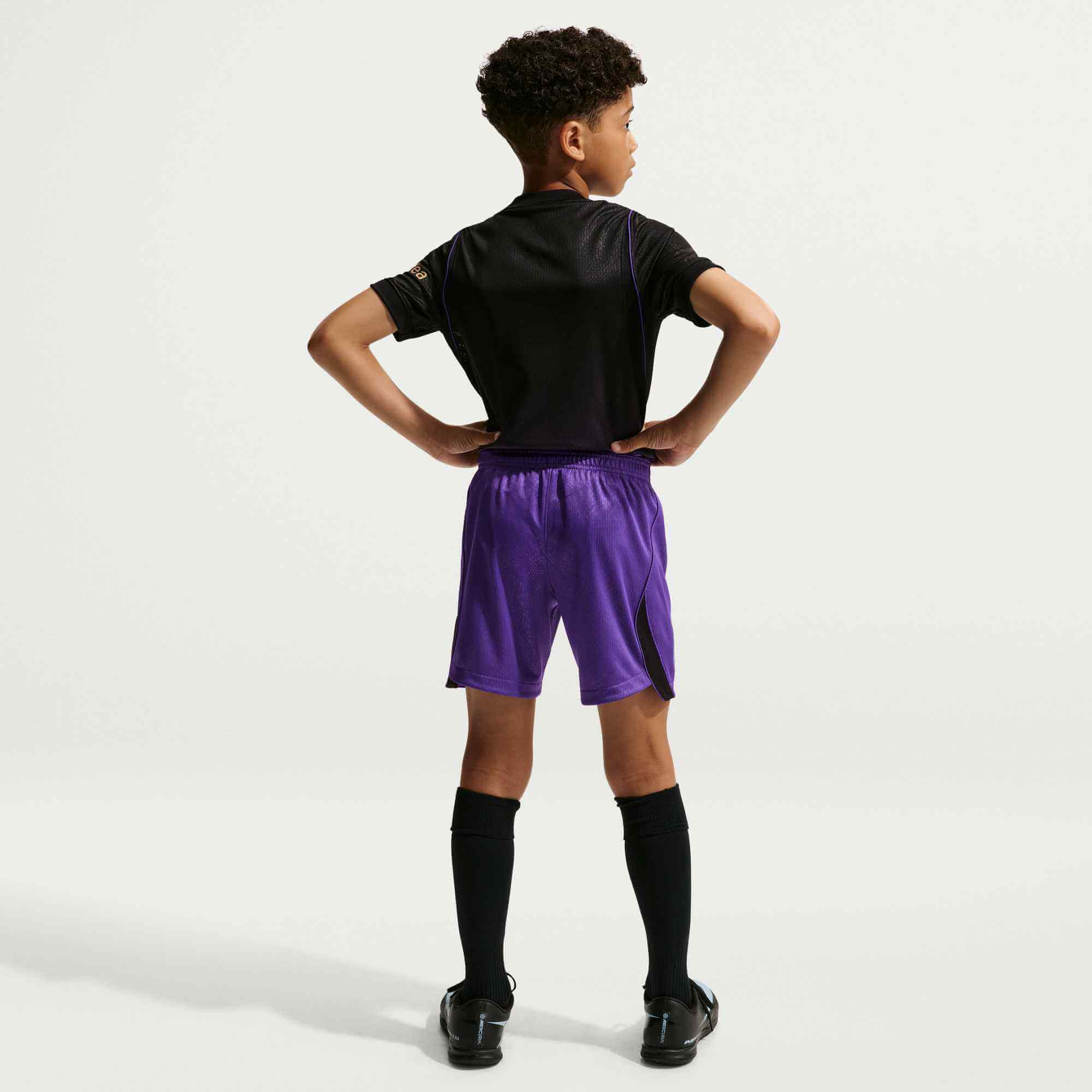 Nike 2026-27 FC Barcelona Youth Stadium Away Shorts (Model 1 - Back)