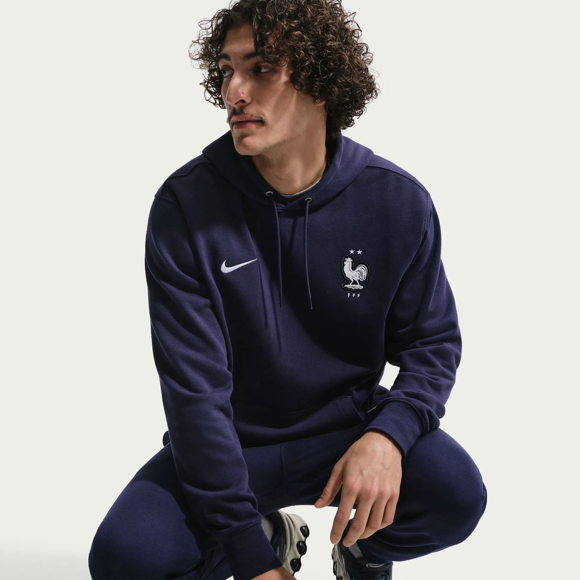 Nike 2026-27 France Men's Club French Terry Pullover Hoodie